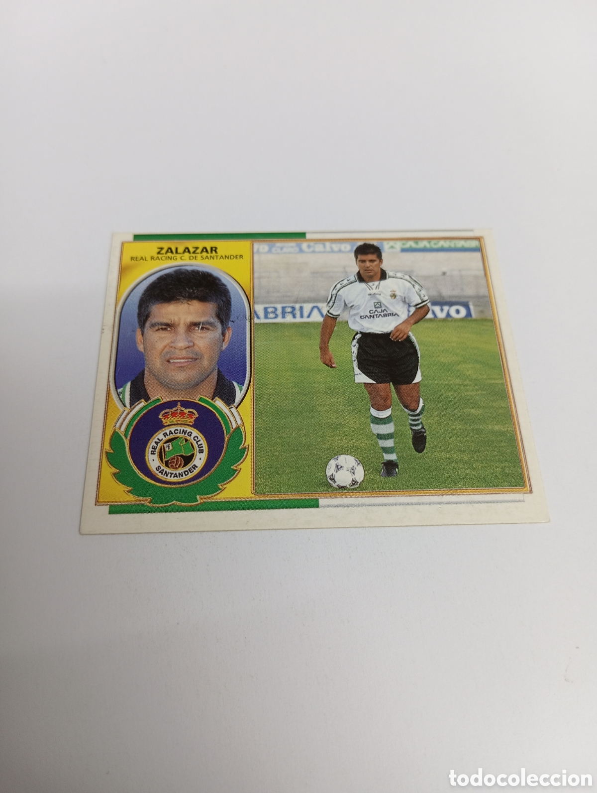 Cromos de F&uacute;tbol: ZALAZAR COLOCA Racing de Santander Liga Este 1996 1997 PANINI 96 97