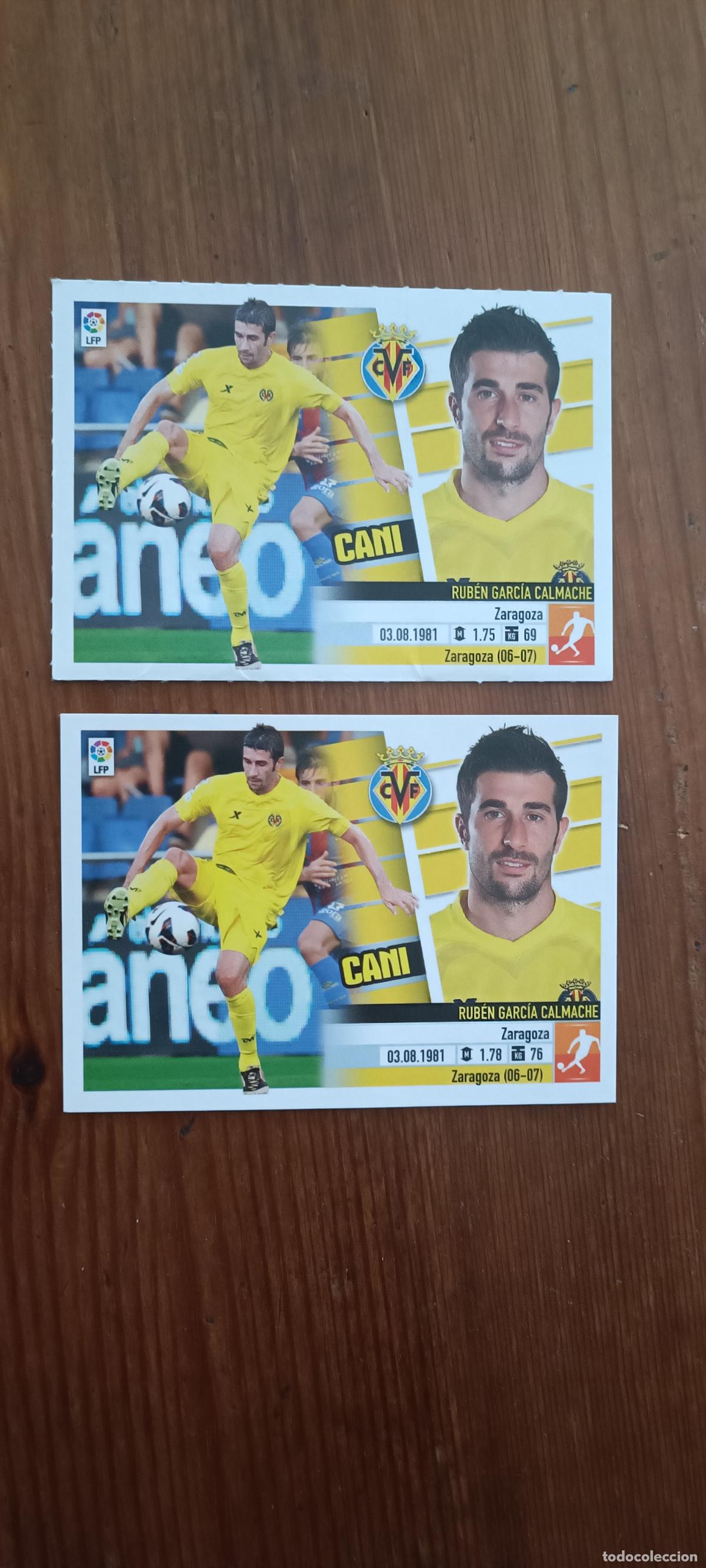 Cromos de F&uacute;tbol: 2 CROMOS CANI ERROR Y CORREGIDO LIGA ESTE 2014 2015 14 15. NUNCA PEGADO