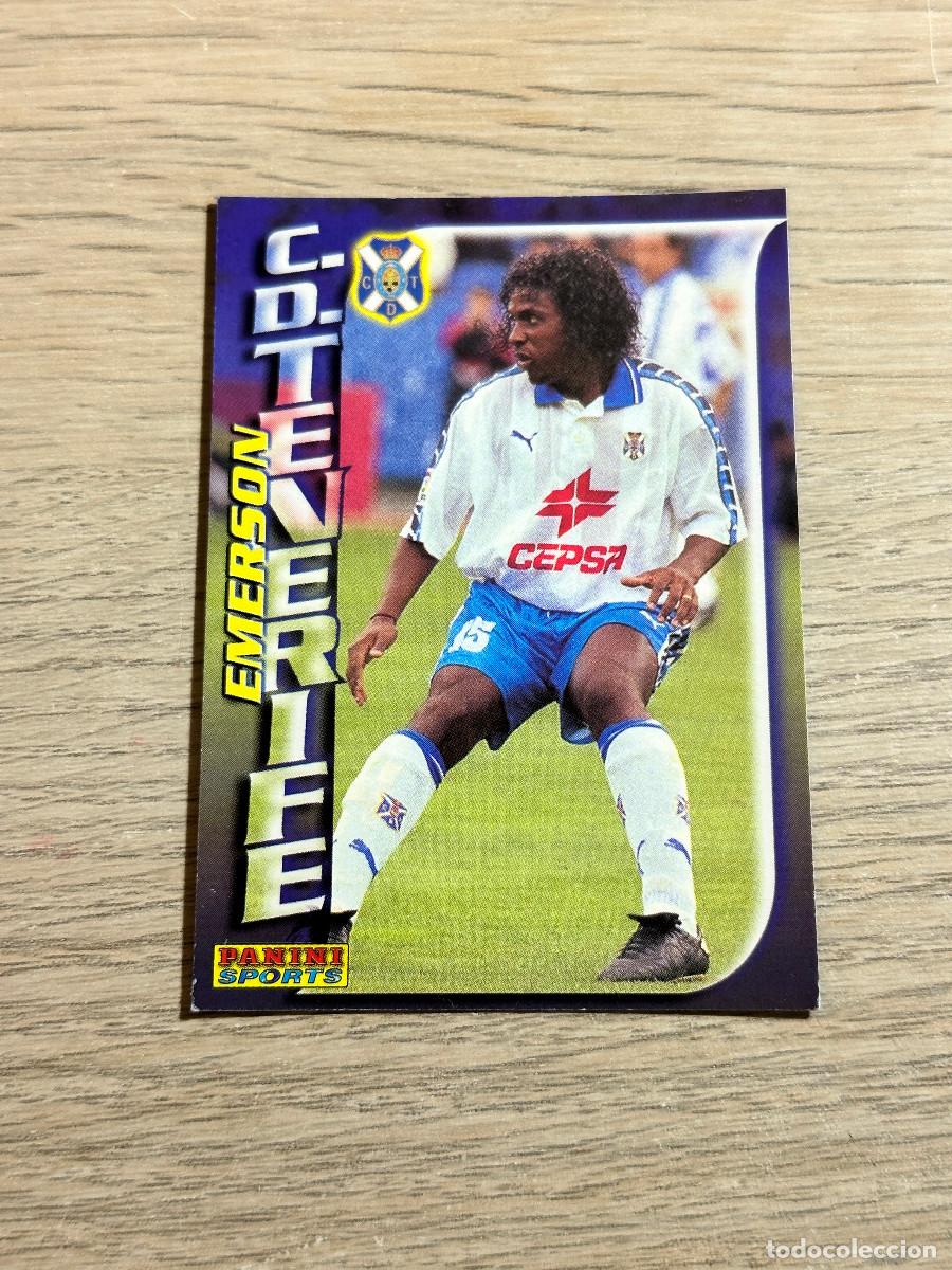 Cromos de F&uacute;tbol: EMERSON n&ordm; 249 TENERIFE FUTBOL 99 PANINI 1998 1999 TRADING CARD