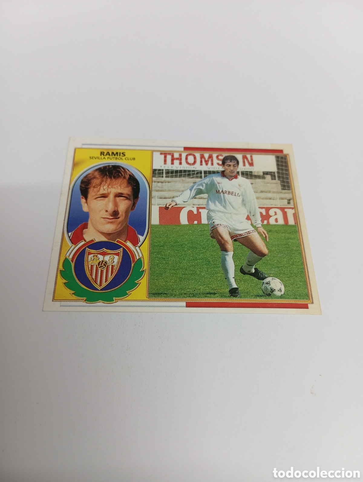 Cromos de F&uacute;tbol: RAMIS Sevilla Liga Este 1996 1997 PANINI 96 97