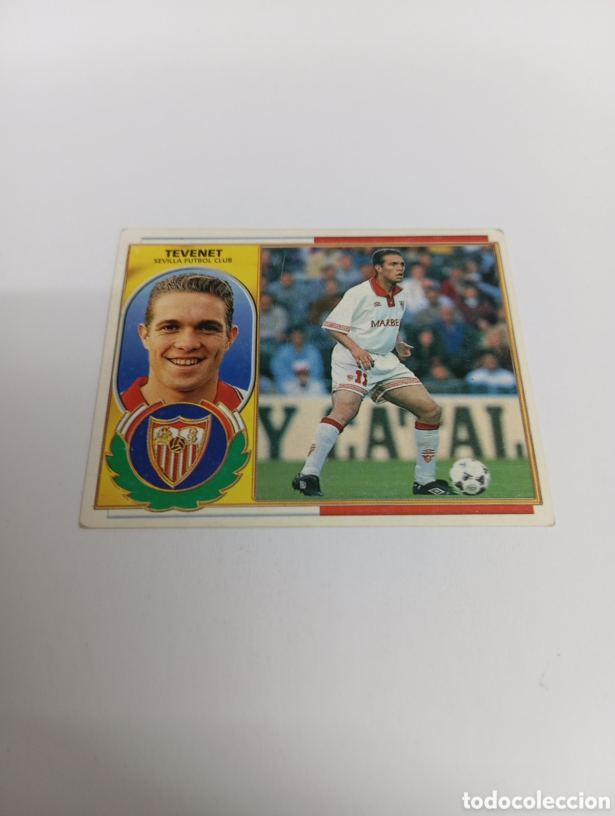 Cromos de F&uacute;tbol: TEVENET Sevilla Liga Este 1996 1997 PANINI 96 97