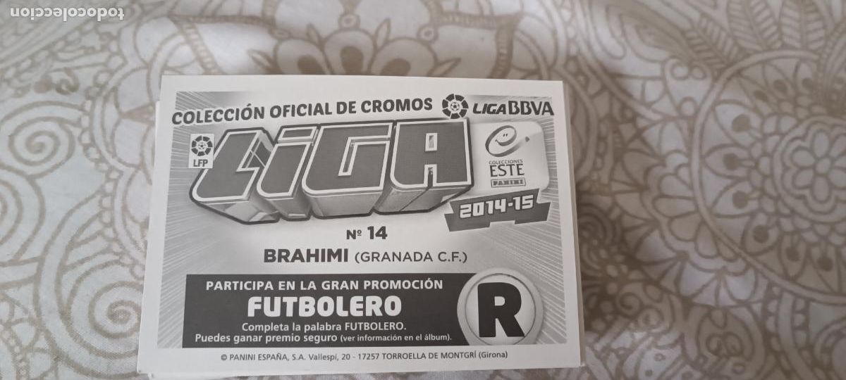 Cromos de F&uacute;tbol: LOTE 450 CROMOS DIFERENTES LIGA ESTE 2014 15