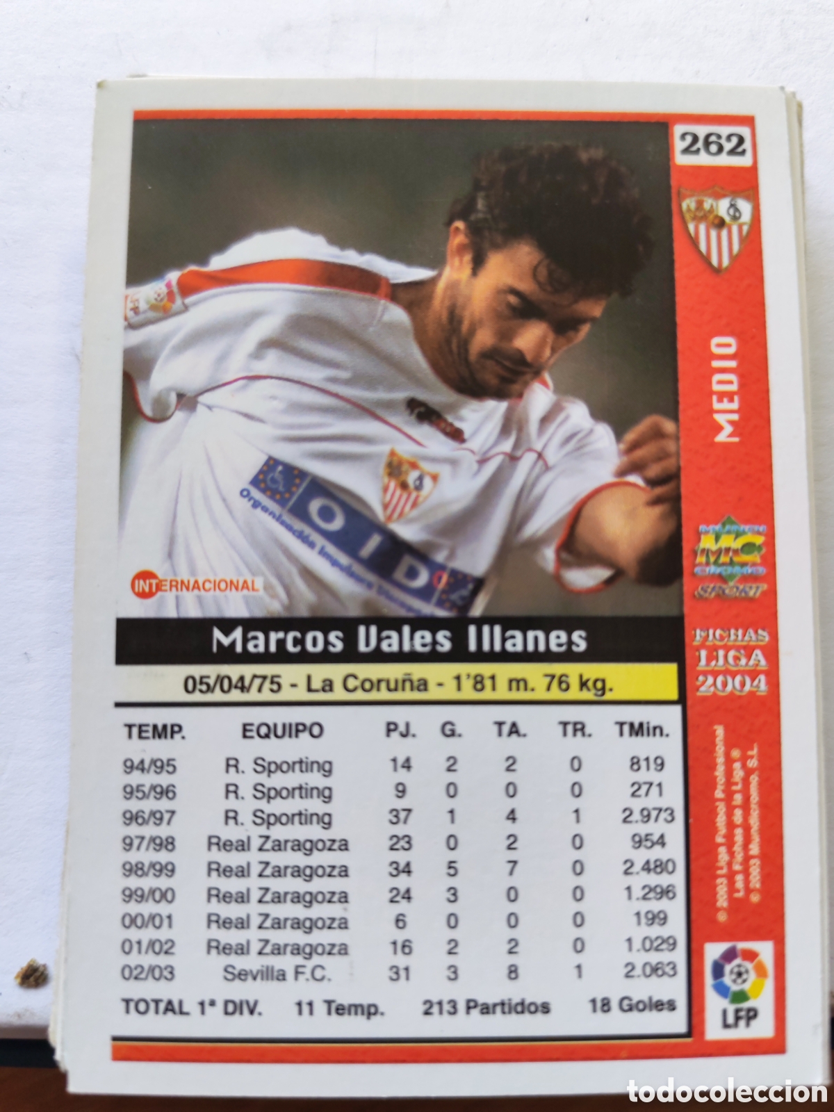 Football Stickers: Lote 2 - 20 cromos liga 2003/2004. (CL)