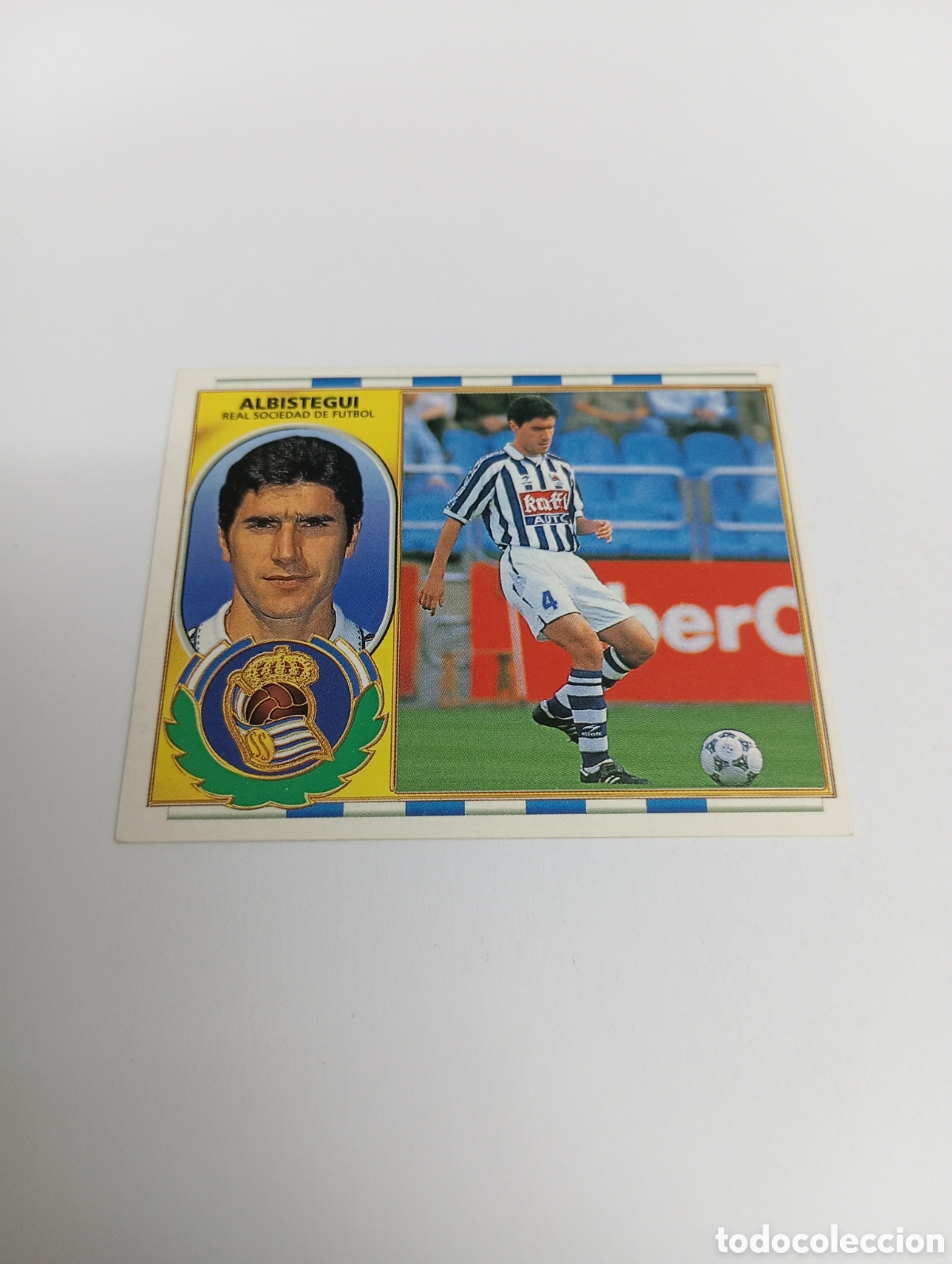 Football Stickers: ALBISTEGUI Real Sociedad Liga Este 1996 1997 PANINI 96 97