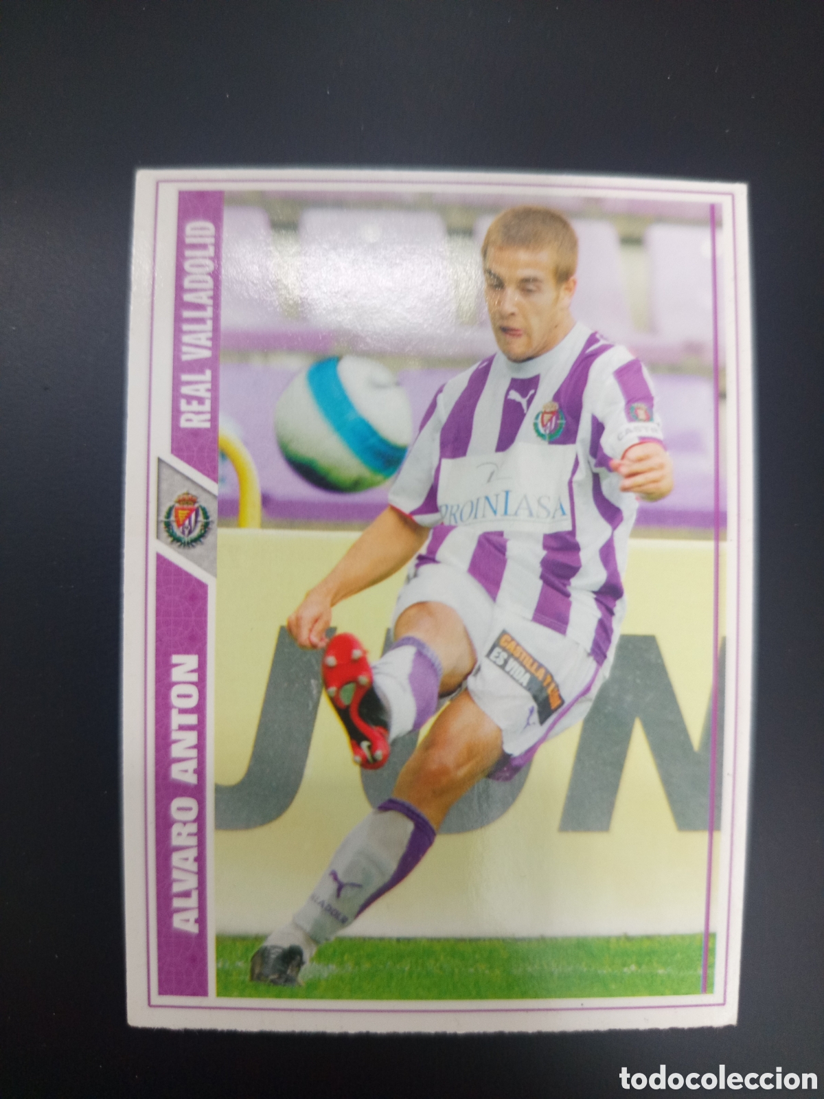 Football Stickers: ❇️ CROMO ⚽ &Aacute;LVARO ANT&Oacute;N VALLADOLID 07 08 2007 2008 MUNDICROMO ❇️
