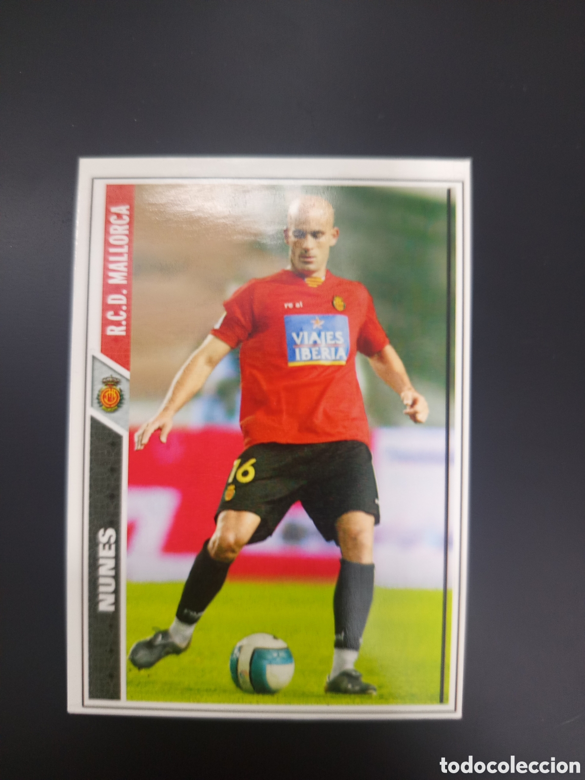 Fu&szlig;ball-Sticker: ❇️ CROMO ⚽ NUNES MALLORCA 07 08 2007 2008 MUNDICROMO ❇️