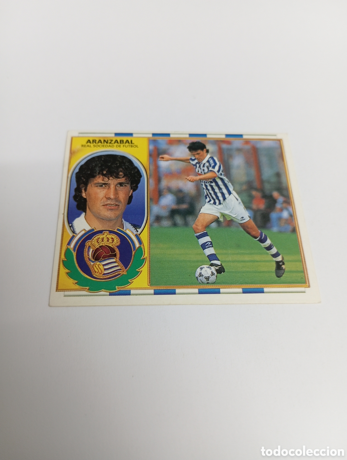 Cromos de Futebol: ARANZABAL Real Sociedad Liga Este 1996 1997 PANINI 96 97
