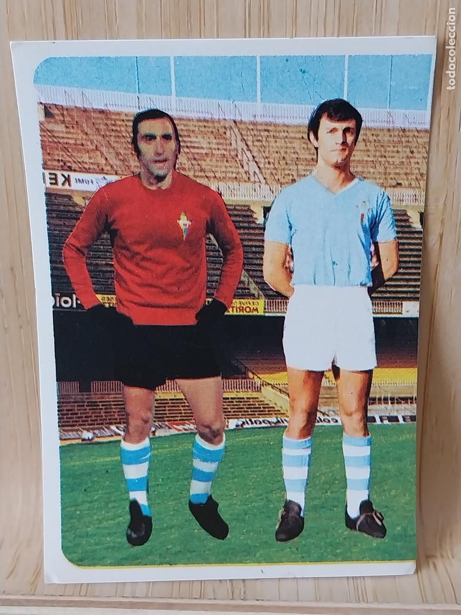 Cromos de F&uacute;tbol: VILLAR - RODRI CELTA VIGO RUIROMER A&Ntilde;O 1975 75 76 CROMO 33 *+- SIN PEGAR NUNCA ROMERO