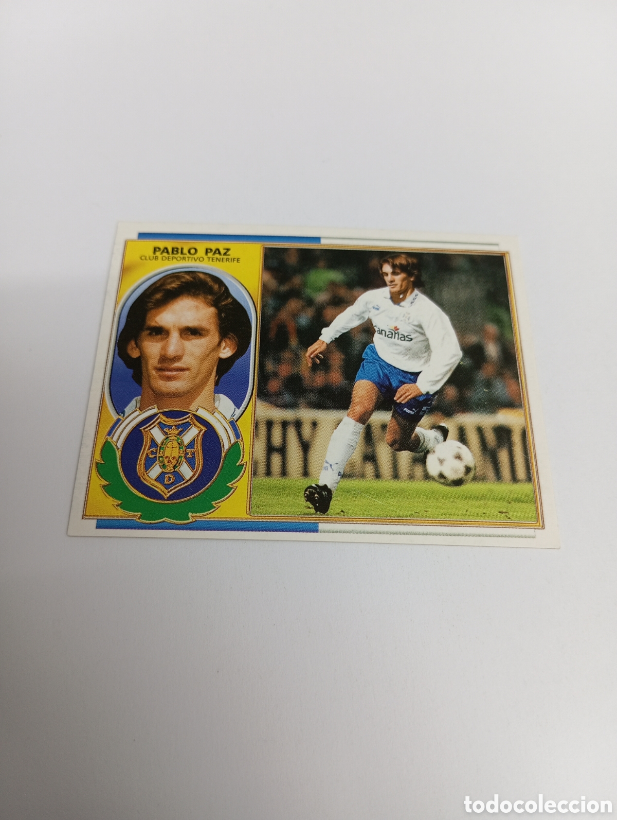 Cromos de F&uacute;tbol: PABLO PAZ Tenerife Liga Este 1996 1997 PANINI 96 97