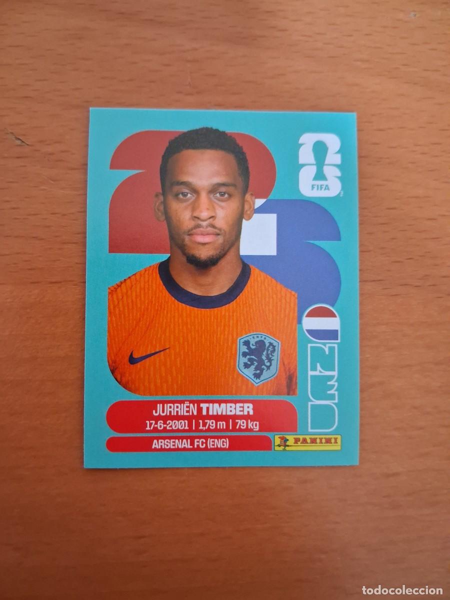 Cromos de F&uacute;tbol: Fifa World Cup 26 Mundial 2026 NED 5 Holanda Paises Bajos Jurrien Timber