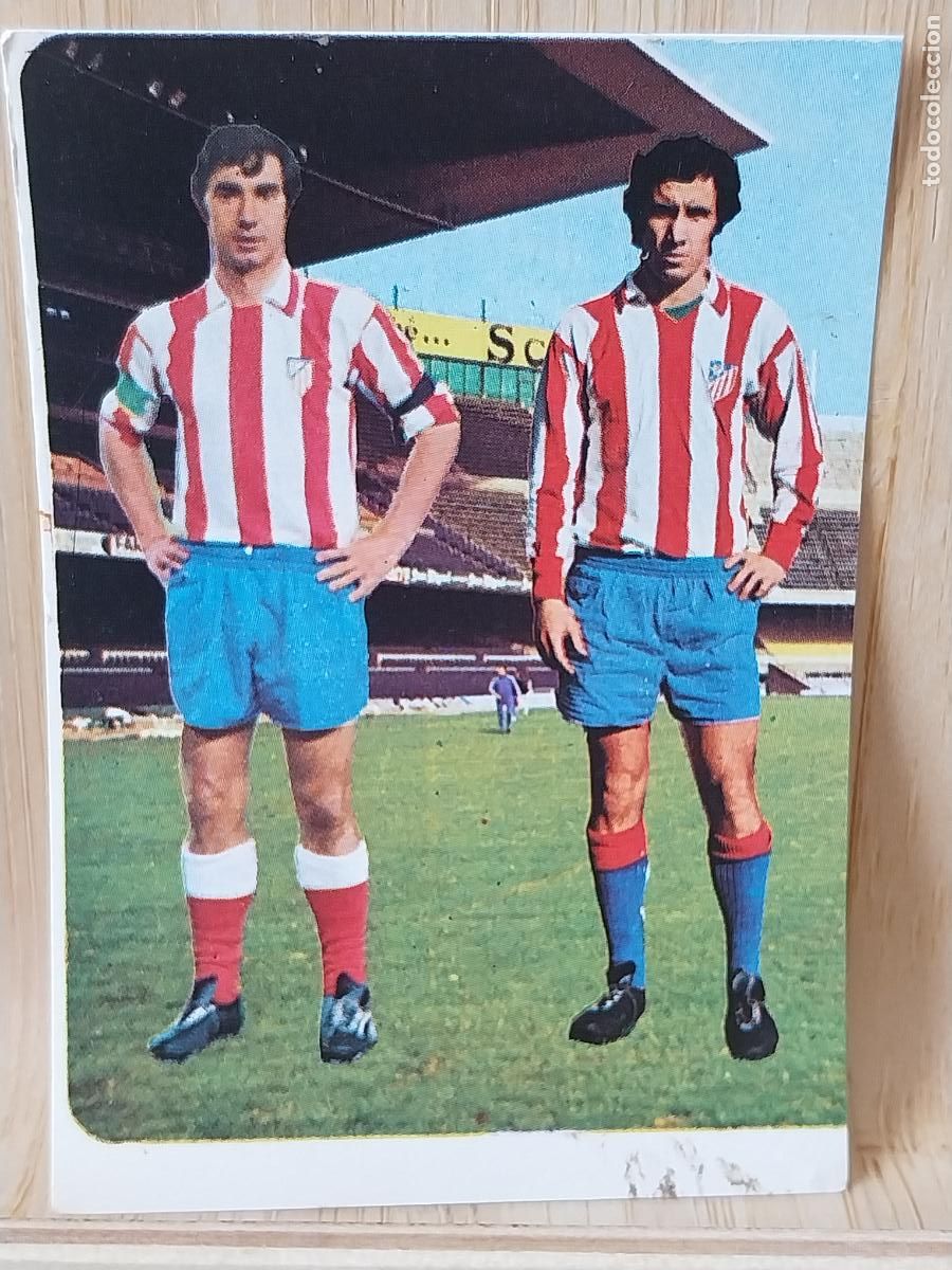 Cromos de F&uacute;tbol: IRURETA - GARATE AT MADRID RUIROMER A&Ntilde;O 1975 75 76 CROMO 13 *+- SIN PEGAR NUNCA ROMERO