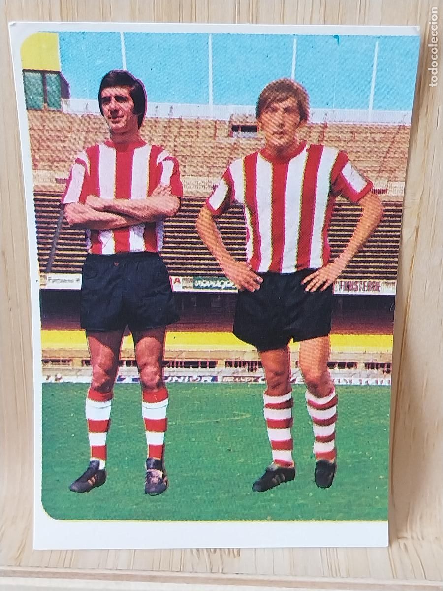 Cromos de F&uacute;tbol: IGARTUA - CARLOS ATHLETIC BILBAO RUIROMER A&Ntilde;O 1975 75 76 CROMO 5 *- SIN PEGAR NUNCA ROMERO