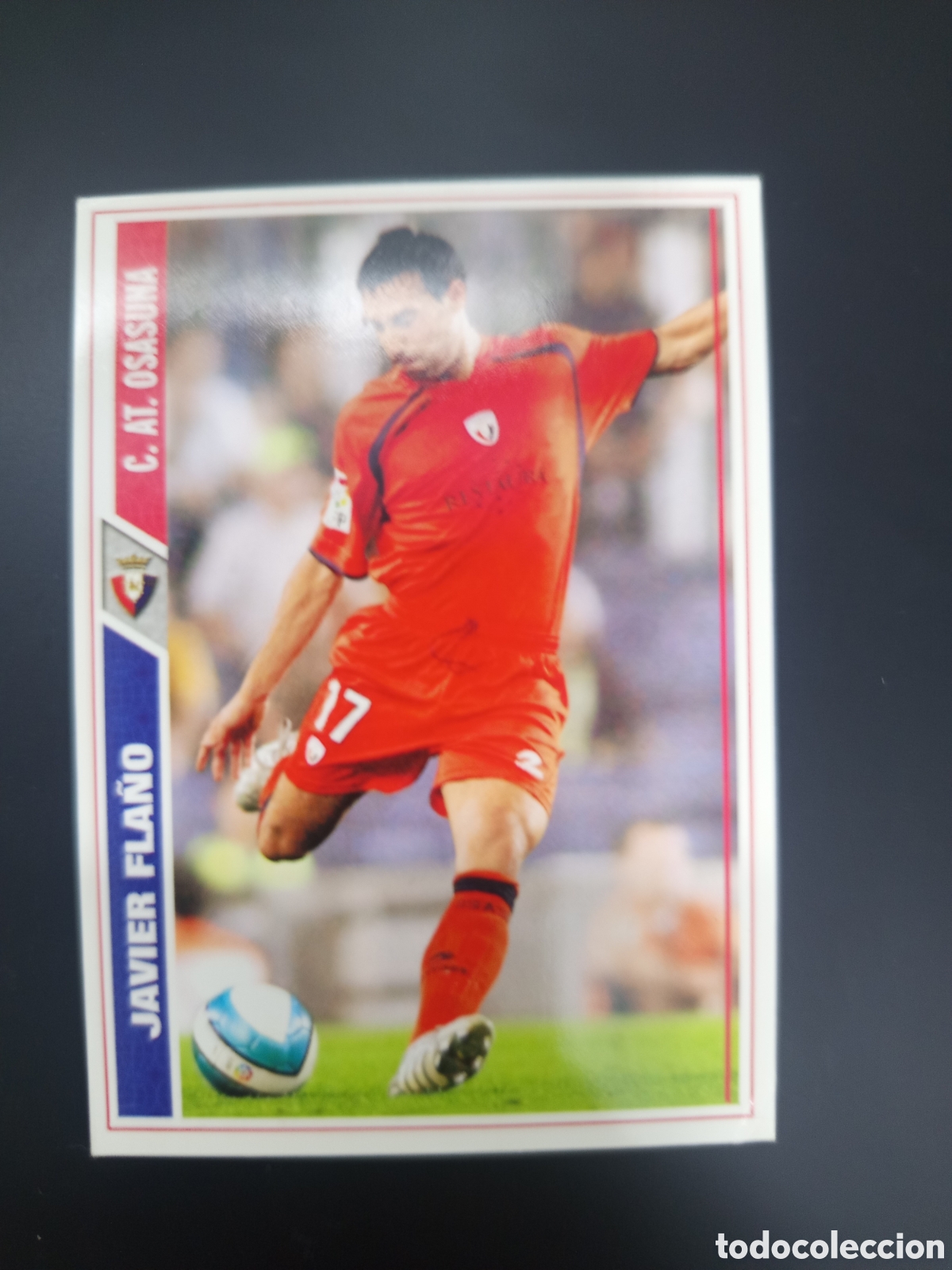 Cromos de F&uacute;tbol: ❇️ CROMO ⚽ JAVIER FLA&Ntilde;O OSASUNA 07 08 2007 2008 MUNDICROMO ❇️