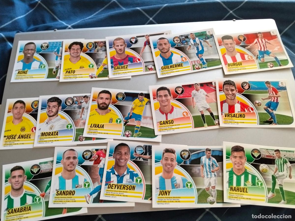 Cromos de Futebol: liga este 2016 - 17 .. lote 15 FICHAJES DISTINTOS --- LEER ANUNCIO