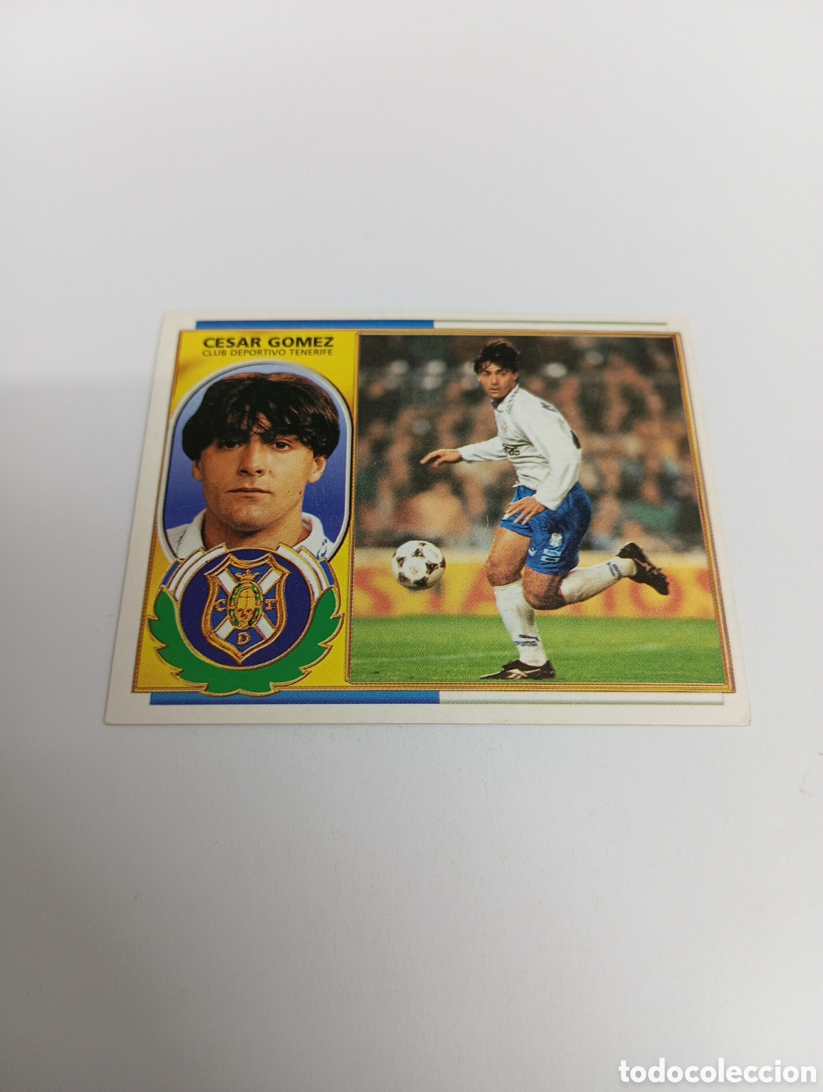 Cromos de F&uacute;tbol: C&Eacute;SAR G&Oacute;MEZ Tenerife Liga Este 1996 1997 PANINI 96 97