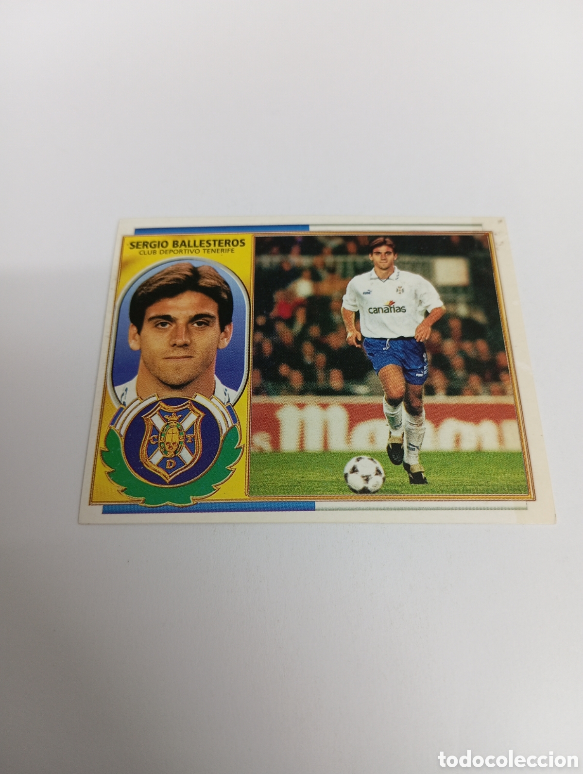 Cromos de F&uacute;tbol: SERGIO BALLESTEROS Tenerife Liga Este 1996 1997 PANINI 96 97