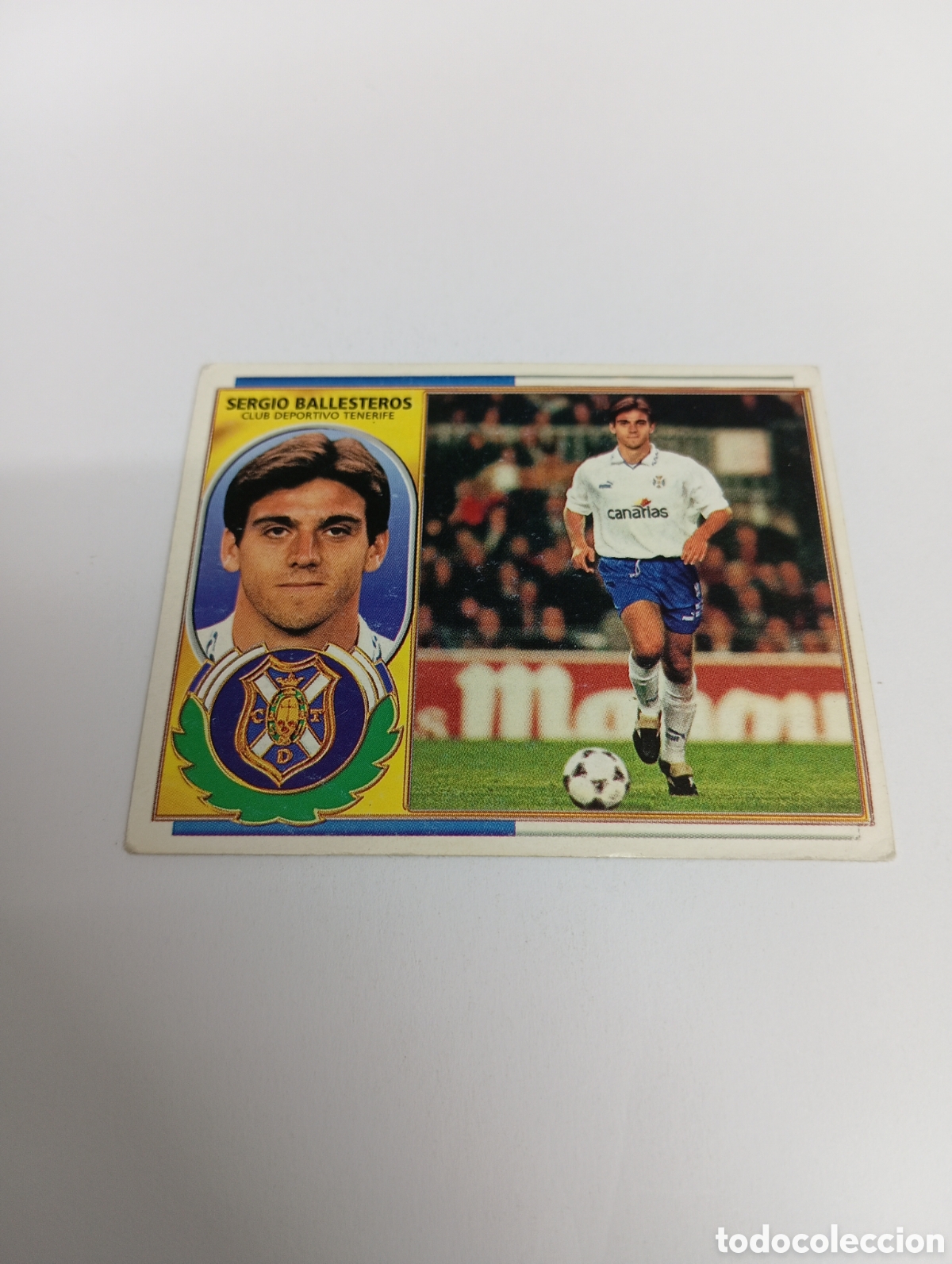 Cromos de F&uacute;tbol: SERGIO BALLESTEROS Tenerife Liga Este 1996 1997 PANINI 96 97