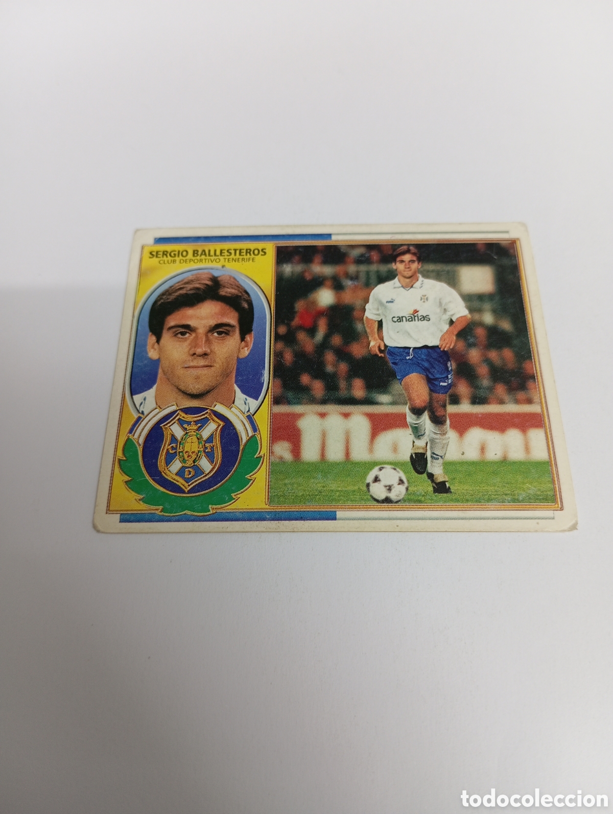 Figurine di Calcio: SERGIO BALLESTEROS Tenerife Liga Este 1996 1997 PANINI 96 97