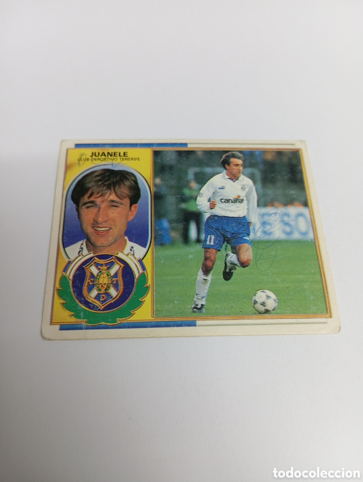 Cromos de F&uacute;tbol: JUANELE Tenerife Liga Este 1996 1997 PANINI 96 97