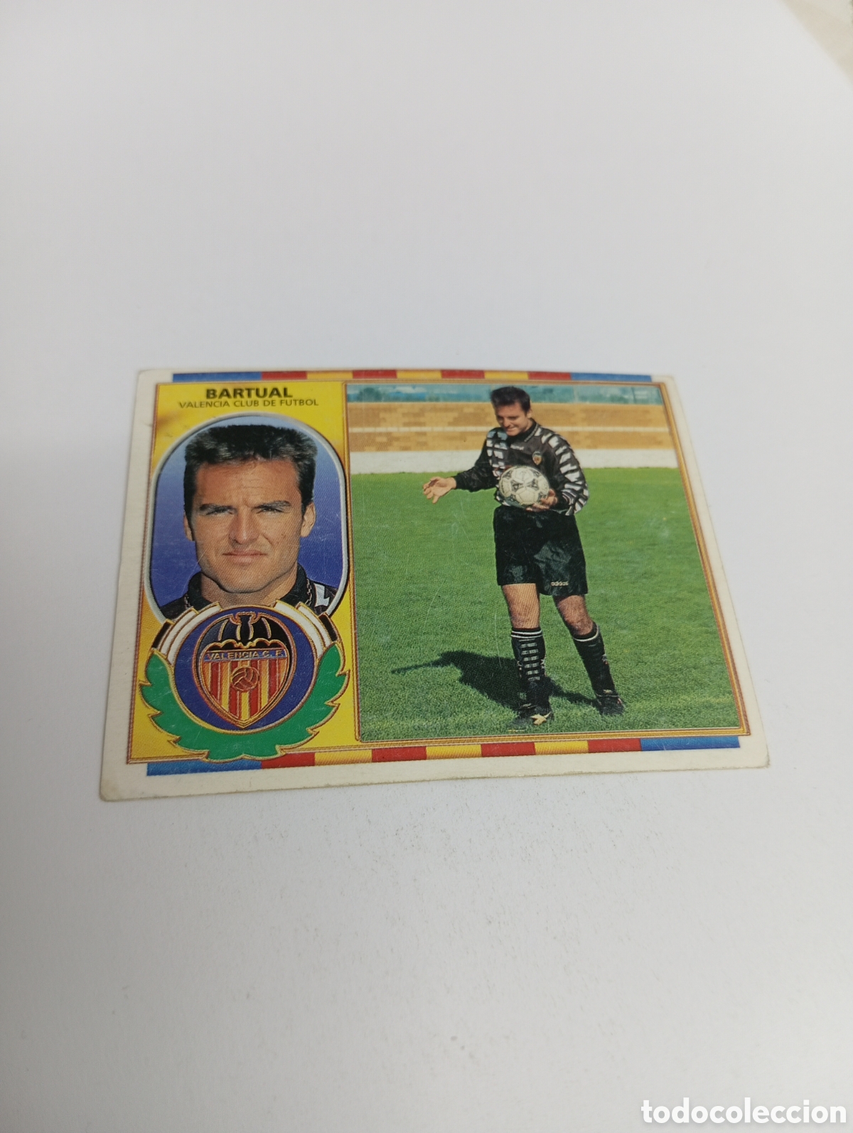 Cromos de F&uacute;tbol: BARTUAL Valencia Liga Este 1996 1997 PANINI 96 97