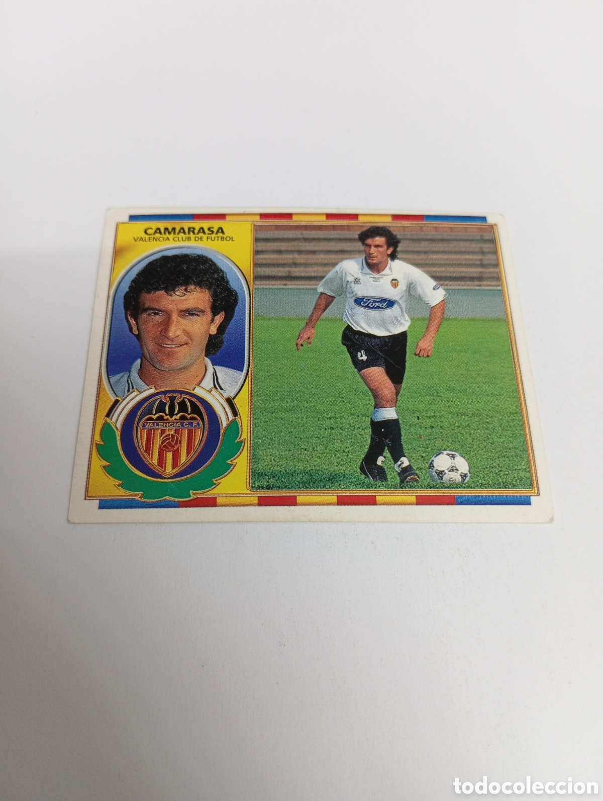 Fu&szlig;ball-Sticker: CAMARASA Valencia Liga Este 1996 1997 PANINI 96 97
