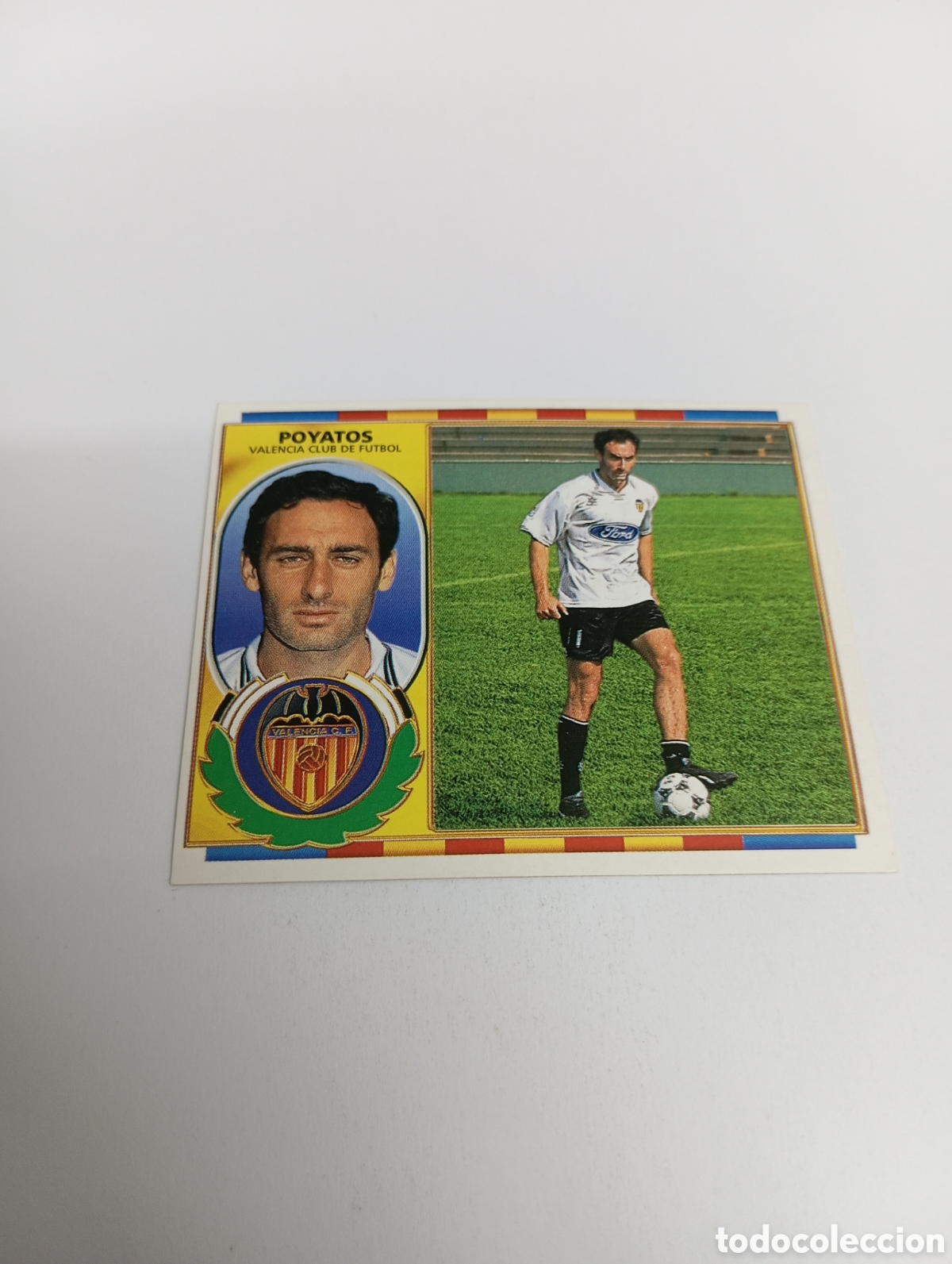 Cromos de F&uacute;tbol: POYATOS Valencia Liga Este 1996 1997 PANINI 96 97