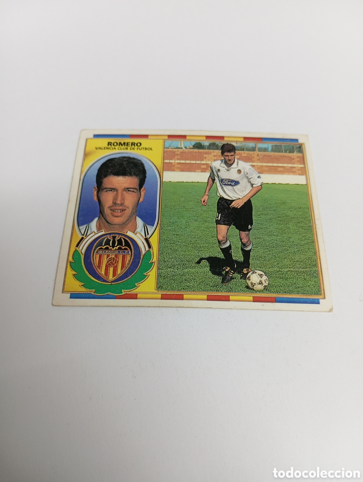 Cromos de F&uacute;tbol: ROMERO Valencia Liga Este 1996 1997 PANINI 96 97