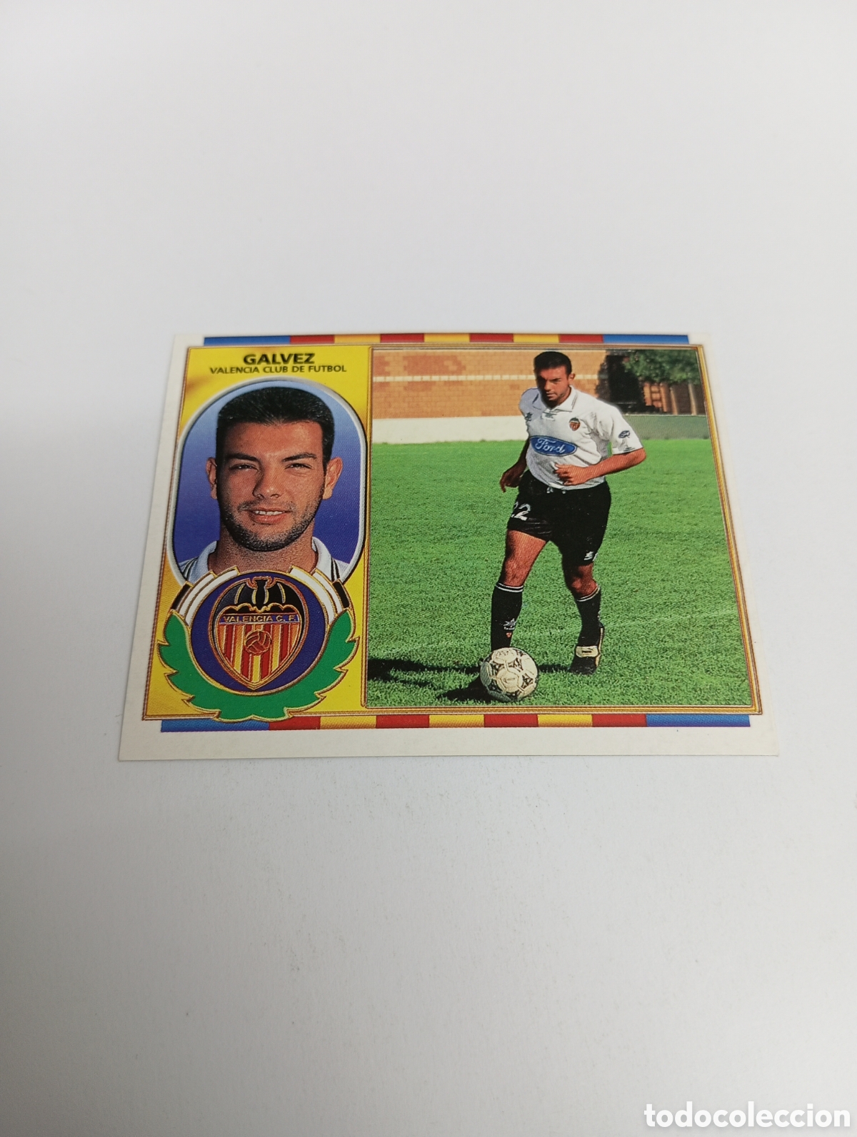 Cromos de F&uacute;tbol: GALVEZ Valencia Liga Este 1996 1997 PANINI 96 97