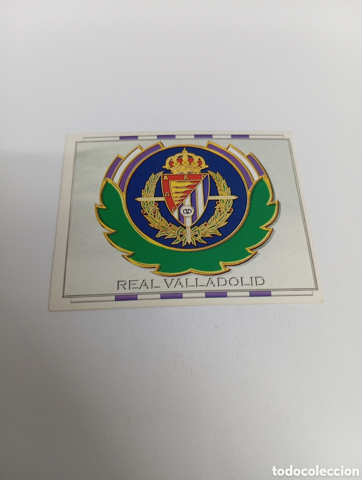 Cromos de F&uacute;tbol: ESCUDO Valladolid Liga Este 1996 1997 PANINI 96 97