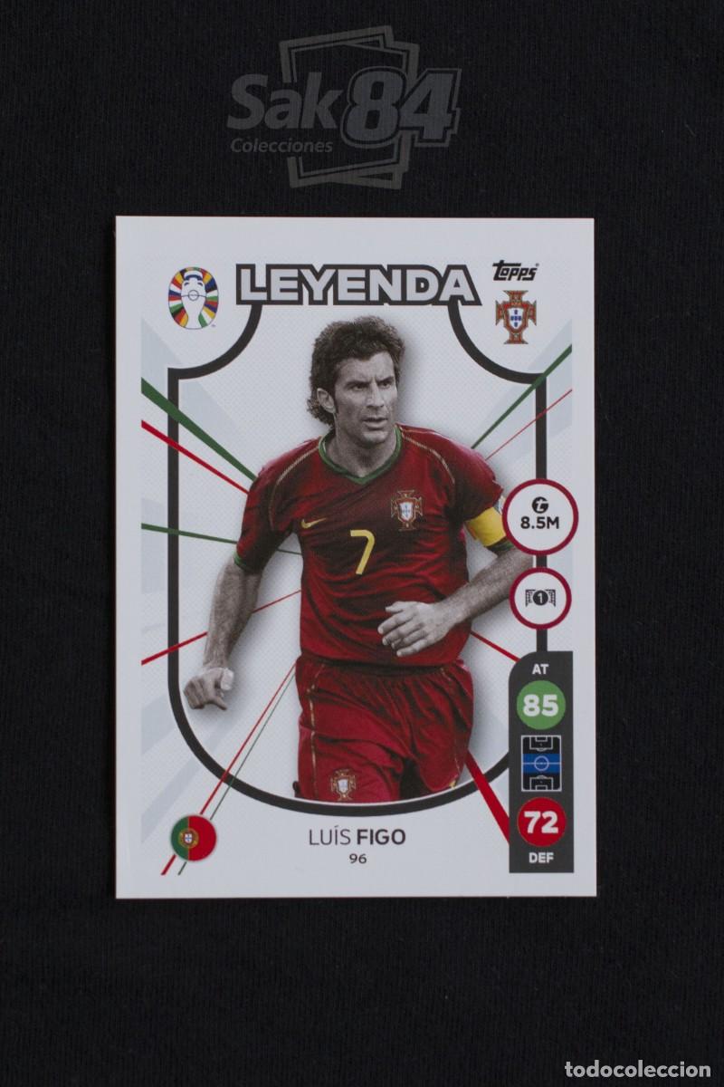 Football Stickers: FIGO LEYENDA (96) - Topps Lidl EURO 2024 - Nuevo de sobre