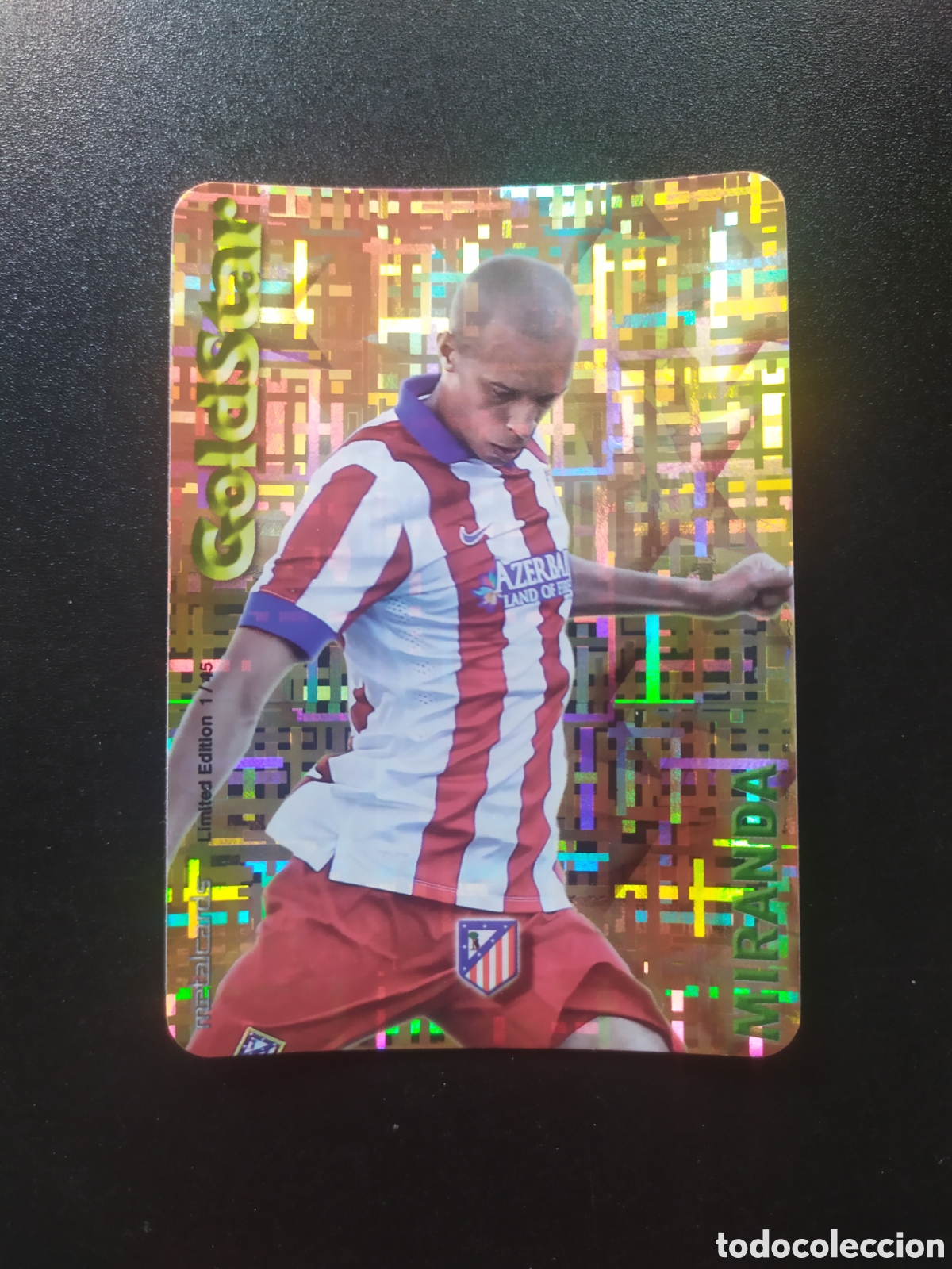 Cromos de F&uacute;tbol: Mundicromo fichas Liga 2014 2015 14 15 Miranda goldstar tetris limited edition 1/45 Atl&eacute;tico Madrid