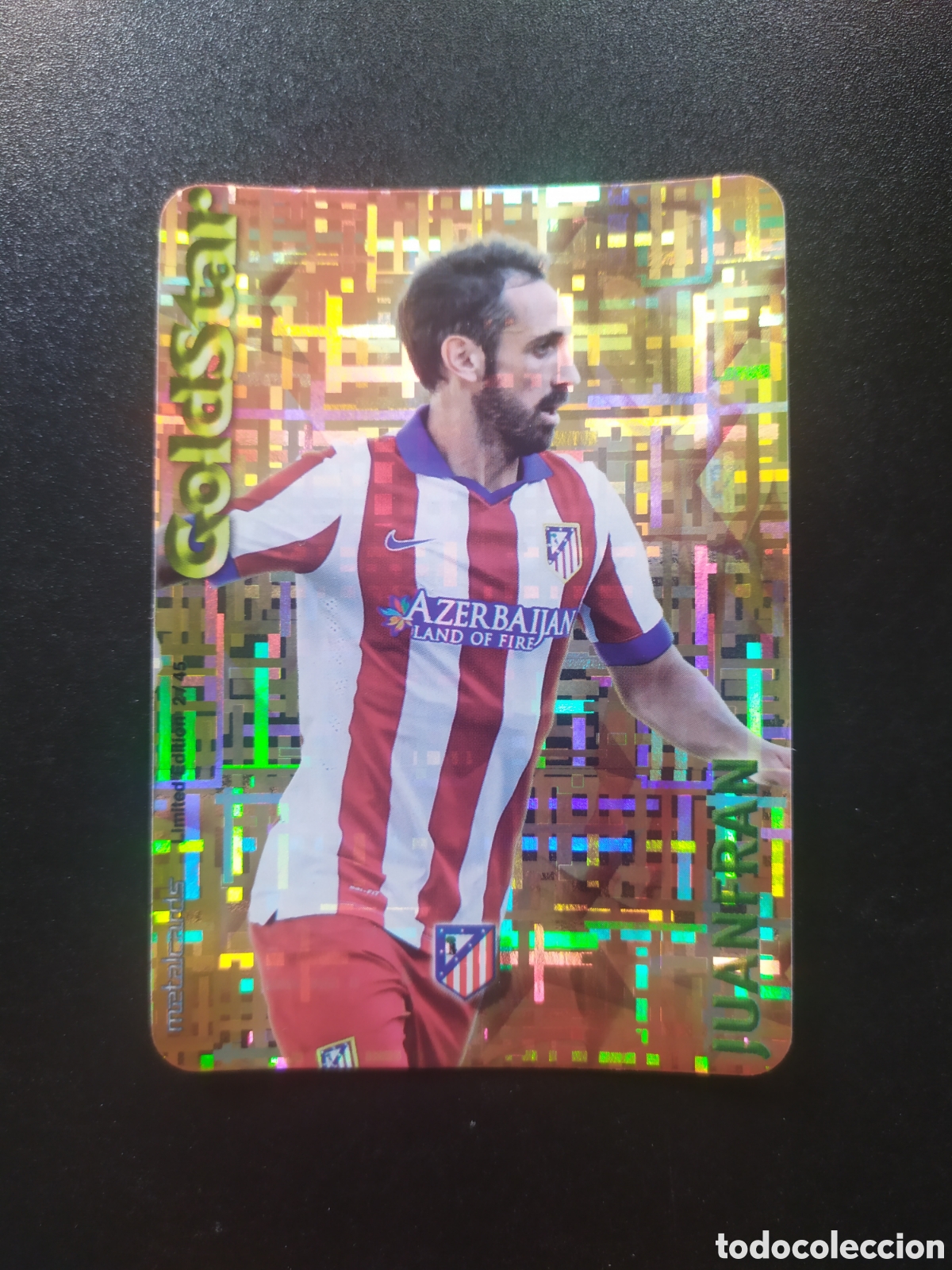 Cartes &agrave; collectionner de Football: Mundicromo fichas Liga 2014 2015 14 15 Juanfran goldstar tetris limited 2/45 Atl&eacute;tico Madrid