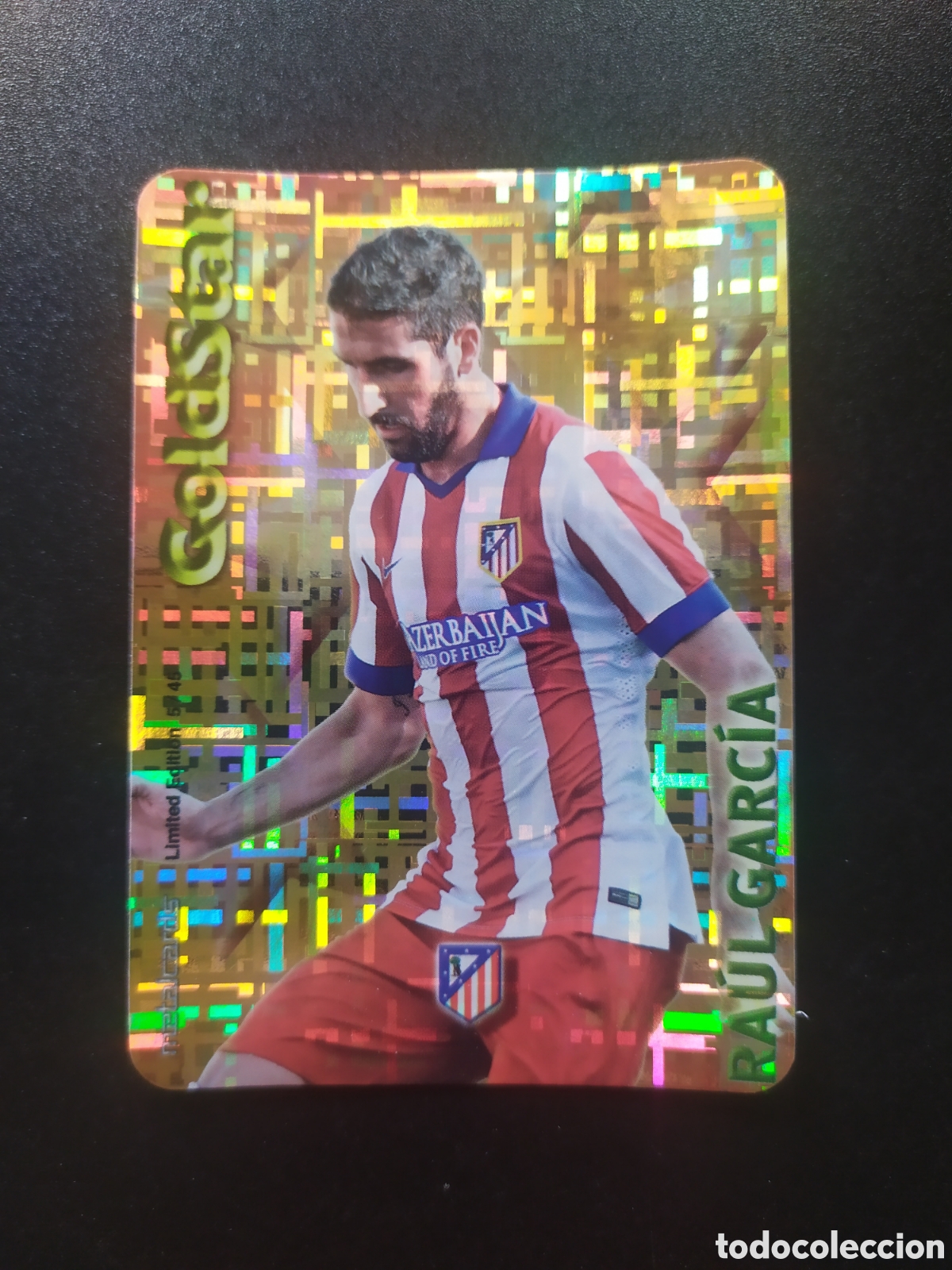 Cartes &agrave; collectionner de Football: Mundicromo fichas Liga 2014 2015 14 15 Ra&uacute;l Garc&iacute;a goldstar tetris limited 5/45 Atl&eacute;tico Madrid