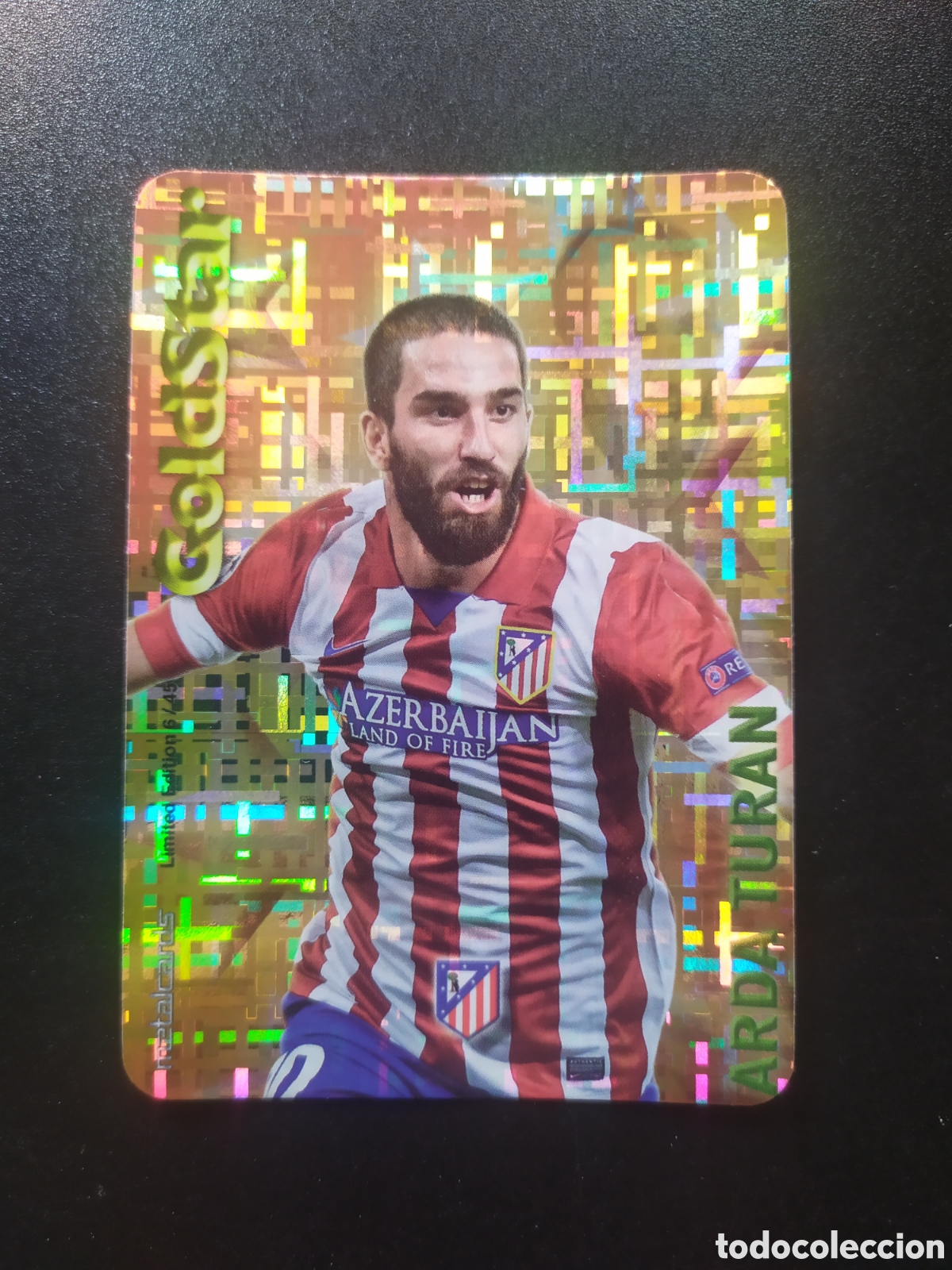 Cromos de F&uacute;tbol: Mundicromo fichas Liga 2014 2015 14 15 Arda Turan goldstar tetris limited 6/45 Atl&eacute;tico Madrid