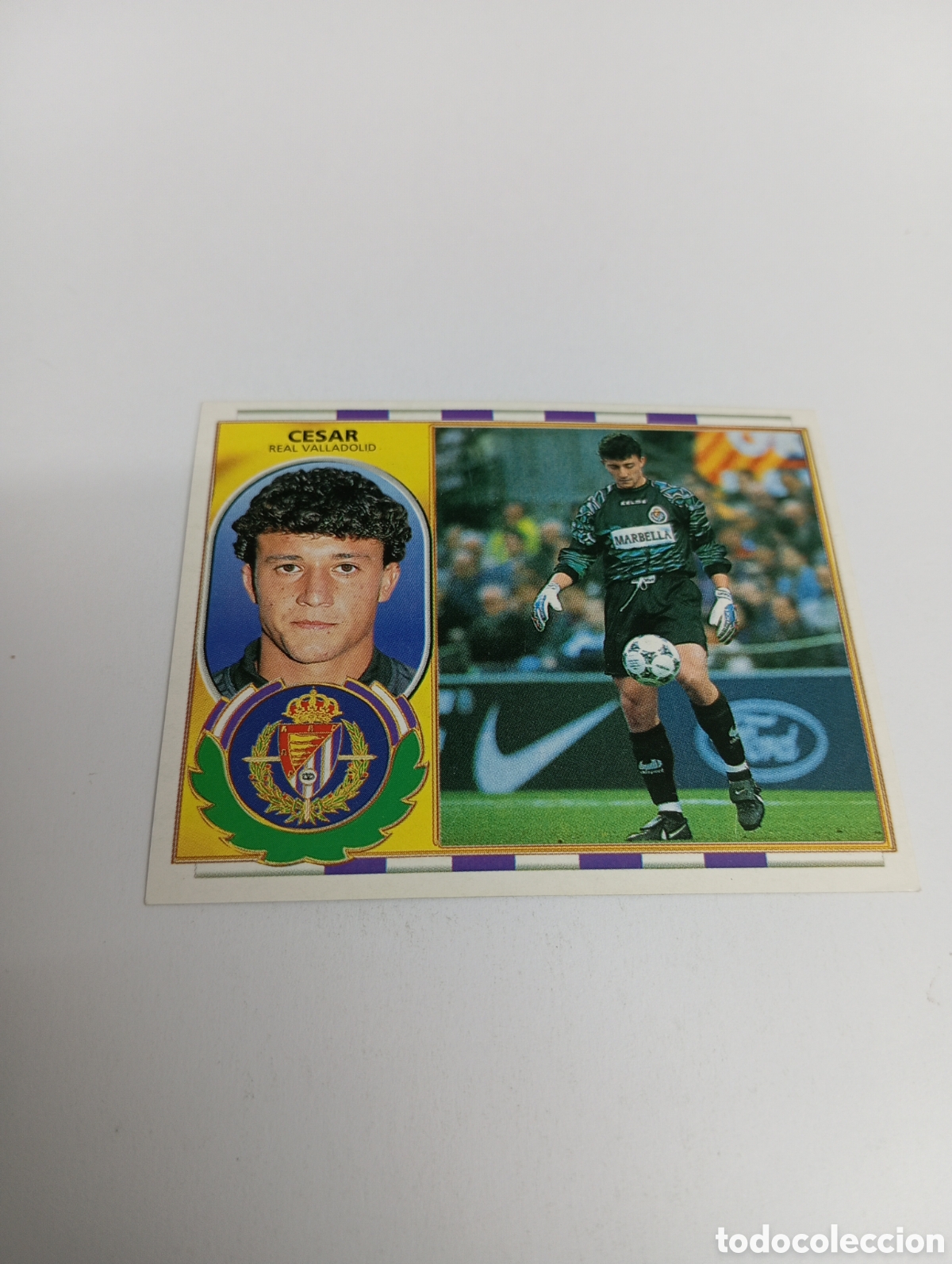 Cromos de F&uacute;tbol: CESAR Valladolid Liga Este 1996 1997 PANINI 96 97