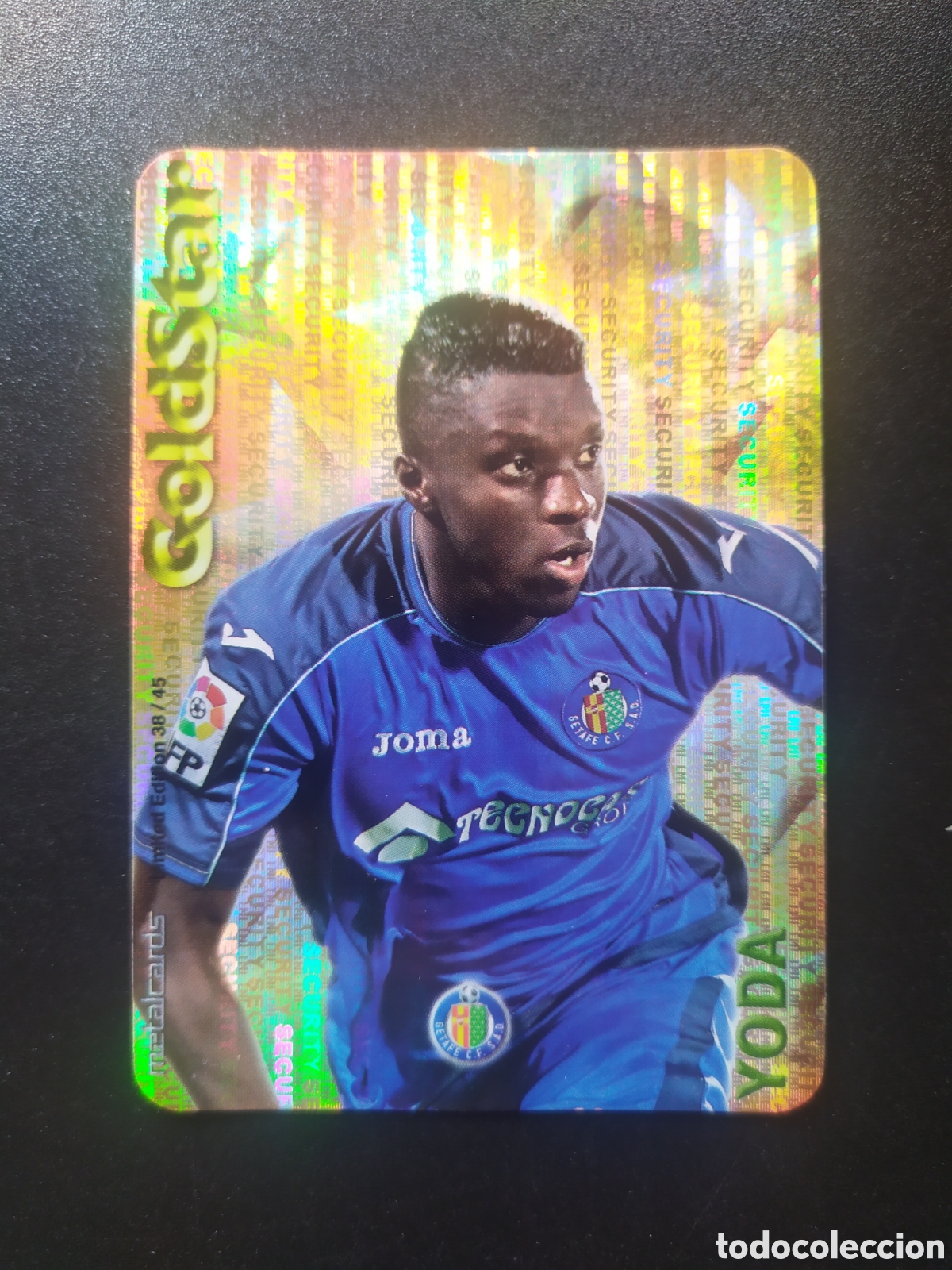 Fu&szlig;ball-Sticker: Mundicromo fichas Liga 2014 2015 14 15 Yoda goldstar security limited edition 38/45 Getafe