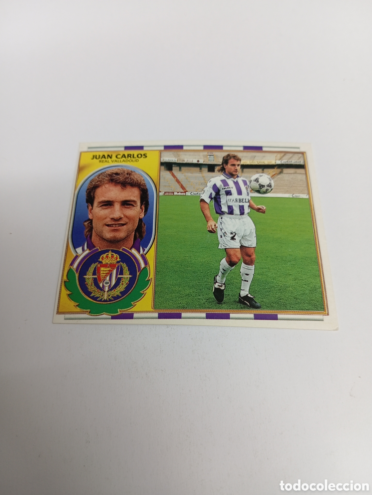 Fu&szlig;ball-Sticker: JUAN CARLOS Valladolid Liga Este 1996 1997 PANINI 96 97