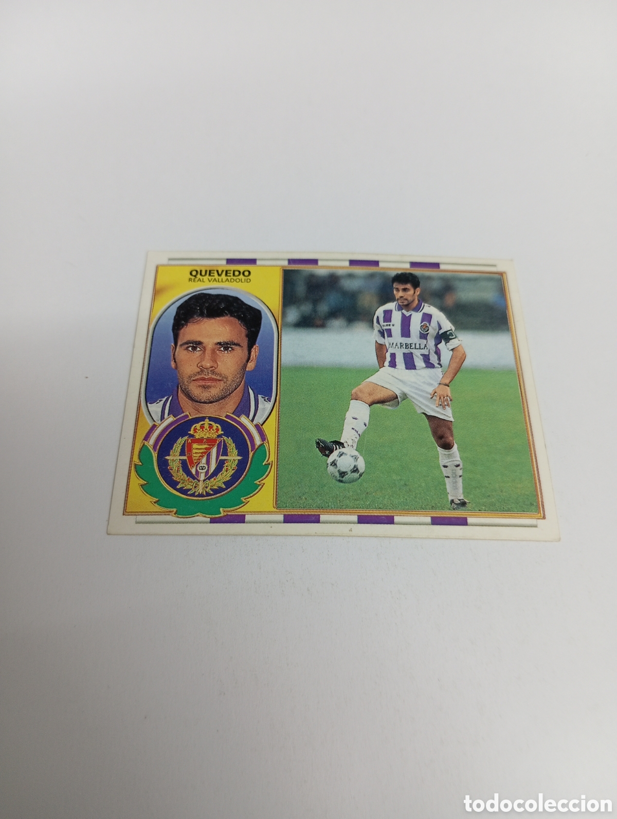 Cromos de F&uacute;tbol: QUEVEDO Valladolid Liga Este 1996 1997 PANINI 96 97