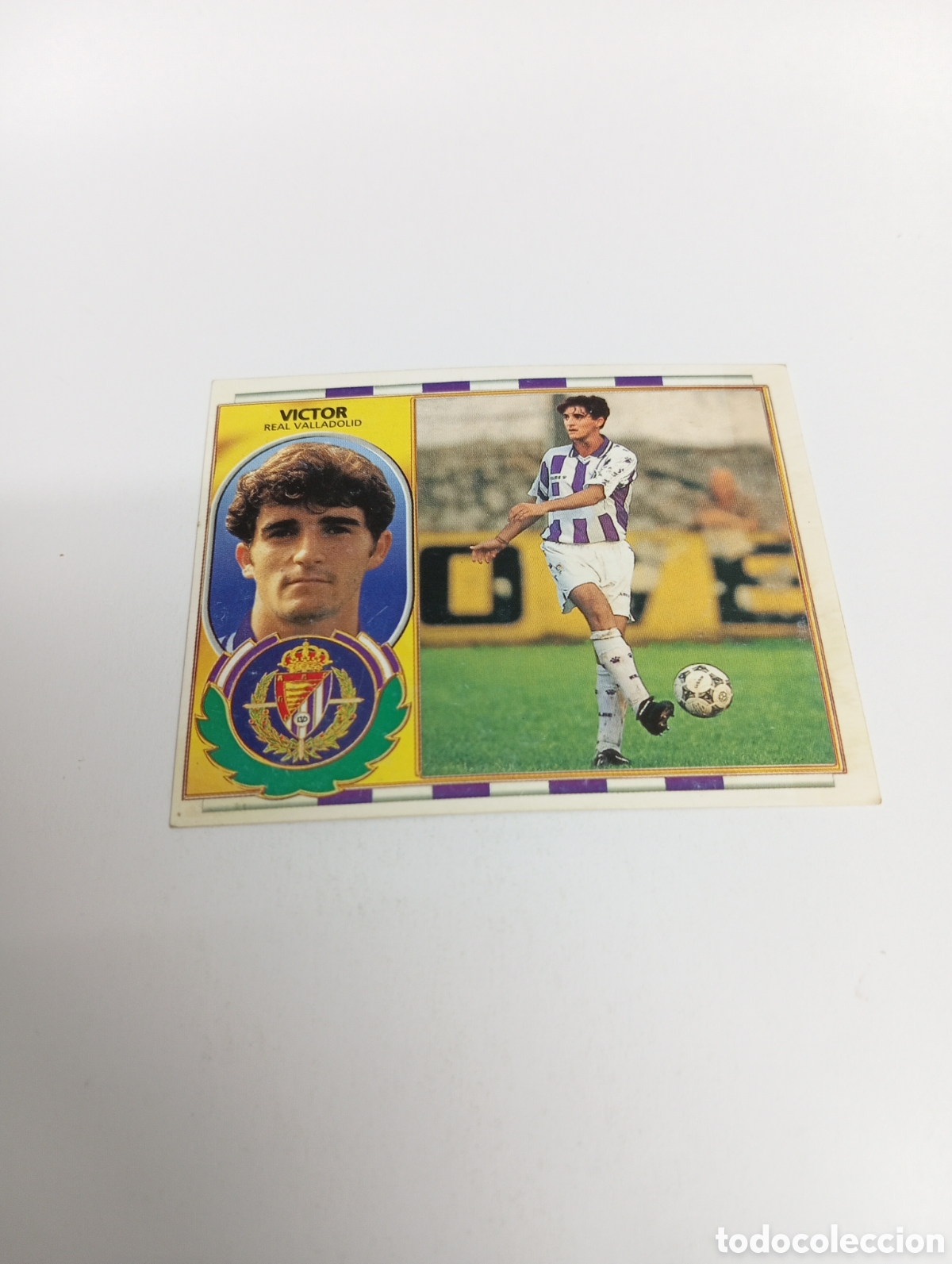 Figurine di Calcio: V&Iacute;CTOR Valladolid Liga Este 1996 1997 PANINI 96 97