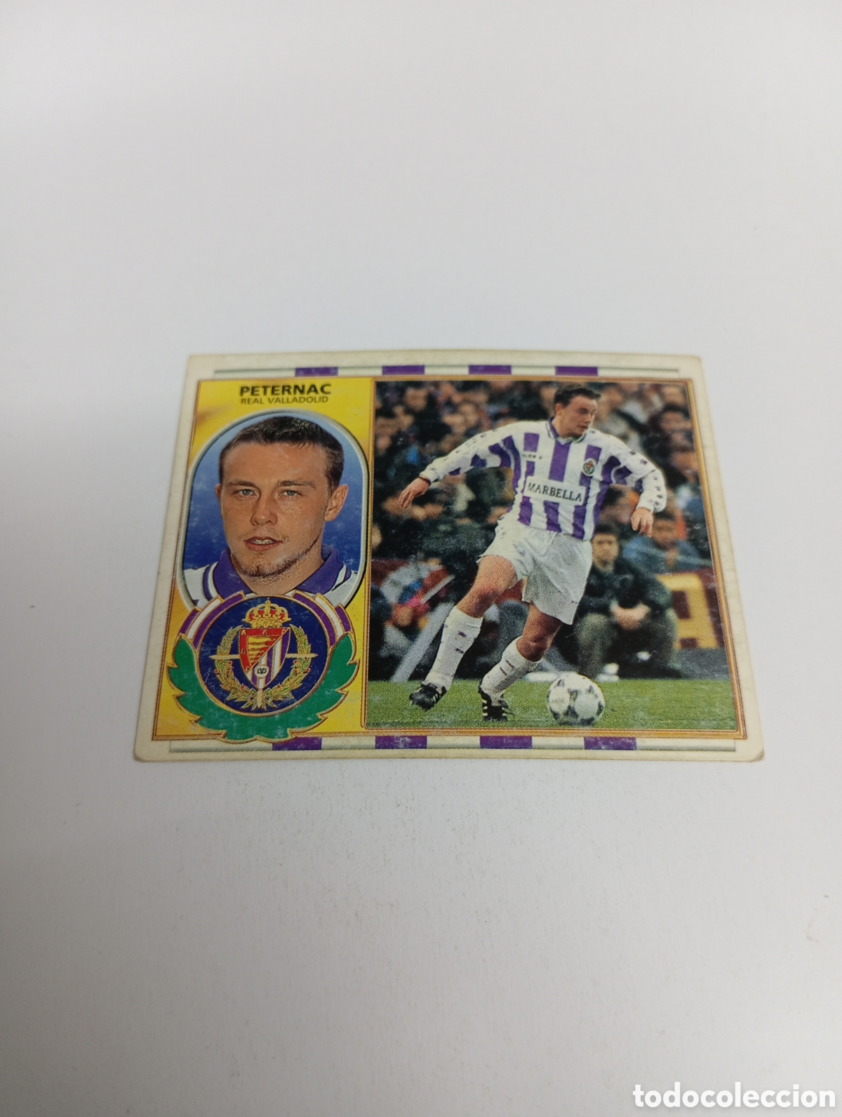Figurine di Calcio: PETERNAC Valladolid Liga Este 1996 1997 PANINI 96 97