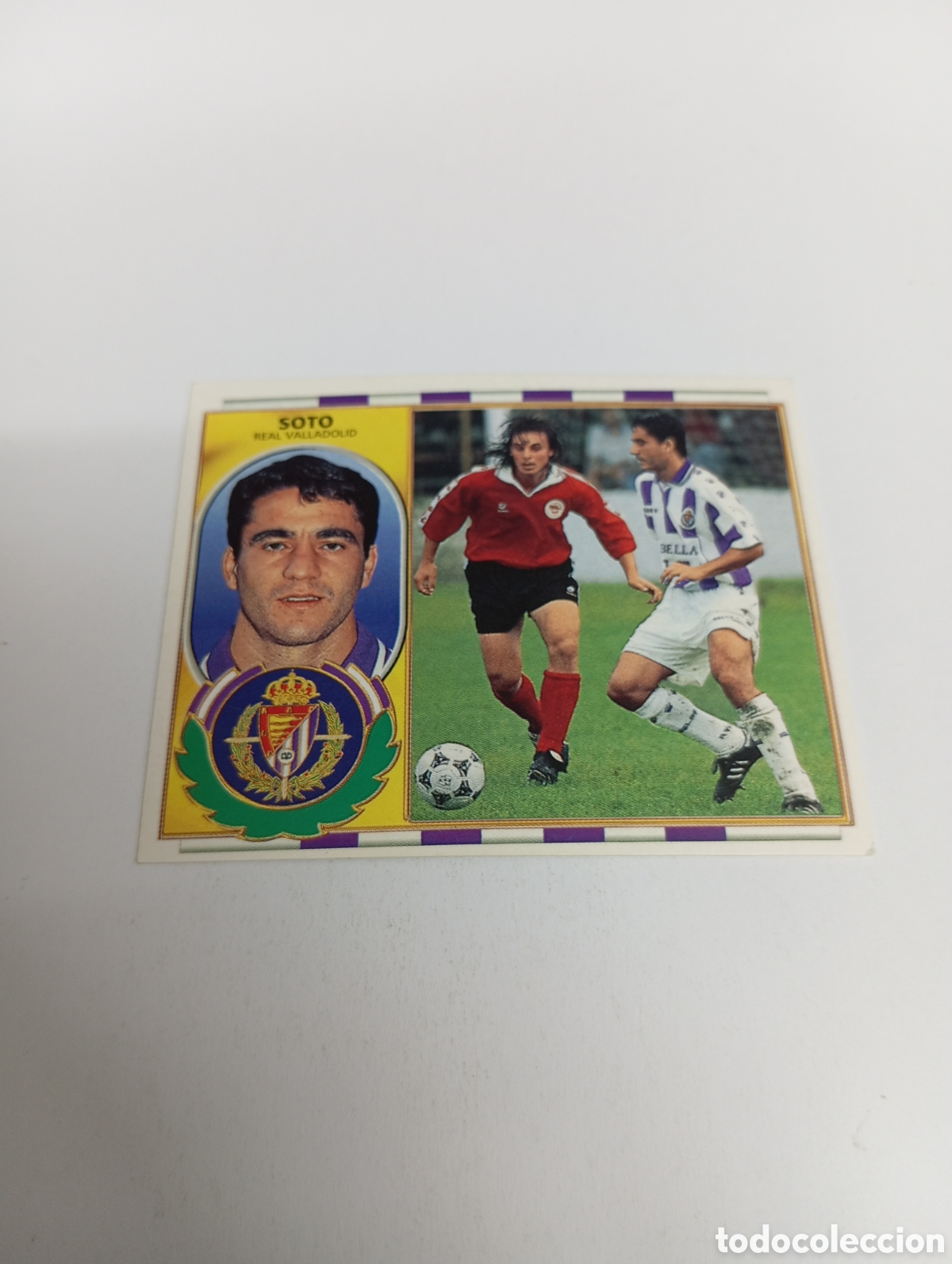 Figurine di Calcio: SOTO Valladolid Liga Este 1996 1997 PANINI 96 97