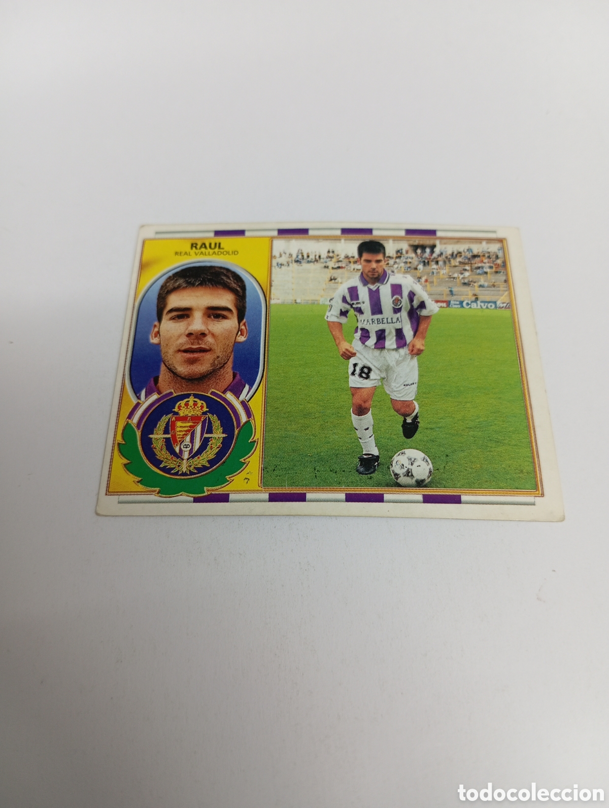 Cromos de F&uacute;tbol: RA&Uacute;L Valladolid Liga Este 1996 1997 PANINI 96 97