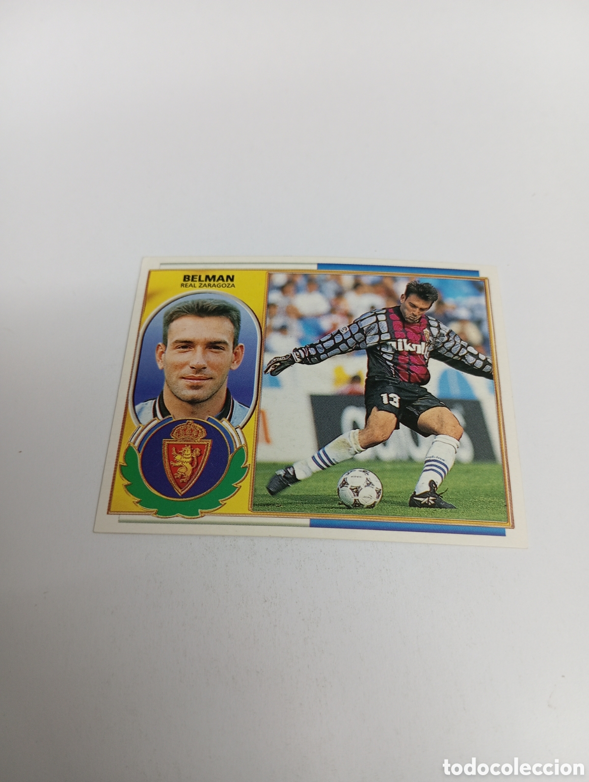 Cromos de F&uacute;tbol: BELMAN Zaragoza Liga Este 1996 1997 PANINI 96 97