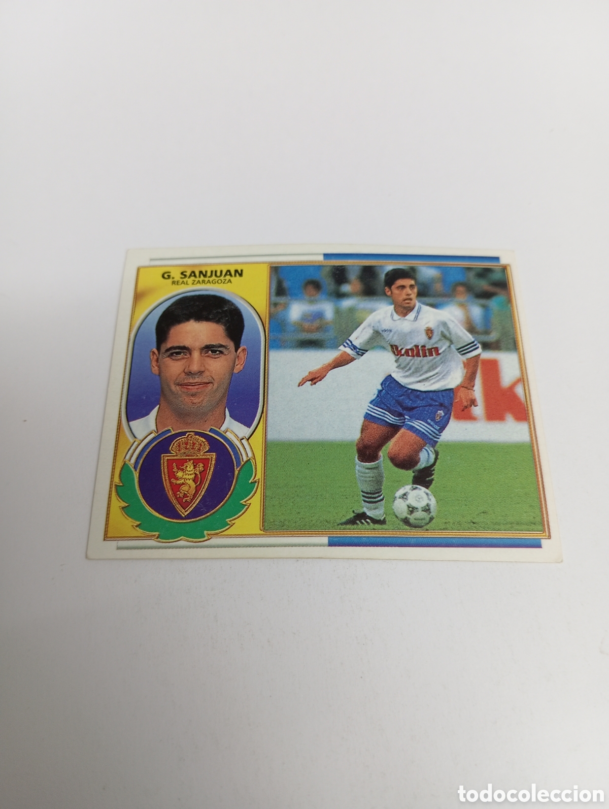 Cromos de F&uacute;tbol: GARC&Iacute;A SANJUAN Zaragoza Liga Este 1996 1997 PANINI 96 97