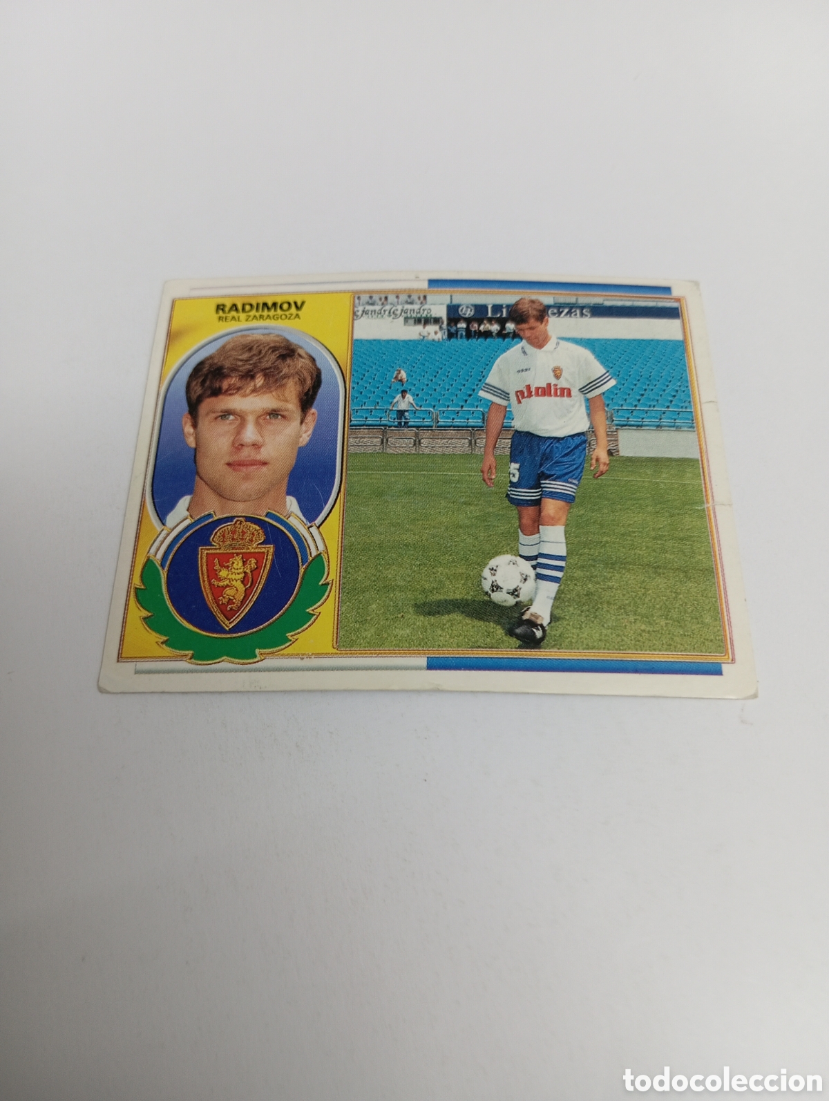 Cromos de F&uacute;tbol: RADIMOV Zaragoza Liga Este 1996 1997 PANINI 96 97