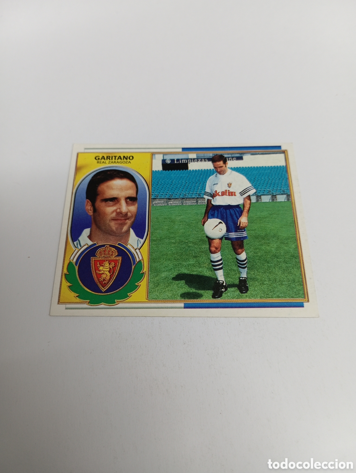 Cromos de F&uacute;tbol: GARITANO COLOCA Zaragoza Liga Este 1996 1997 PANINI 96 97