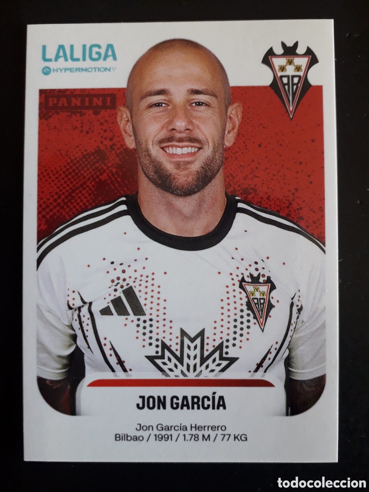 Fu&szlig;ball-Sticker: JON GARC&Iacute;A ALBACETE N&deg; 7 LALIGA HYPERMOTION 25 26 2025 2026 PANINI SIN PEGAR PEDIDO M&Iacute;NIMO 3&euro;