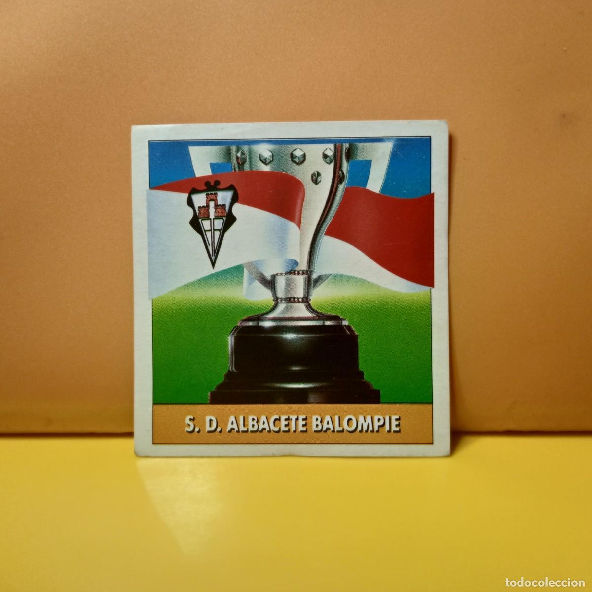 Fu&szlig;ball-Sticker: EDICIONES ESTE 1992 1993 92 93 S.D ALBACETE ESCUDO
