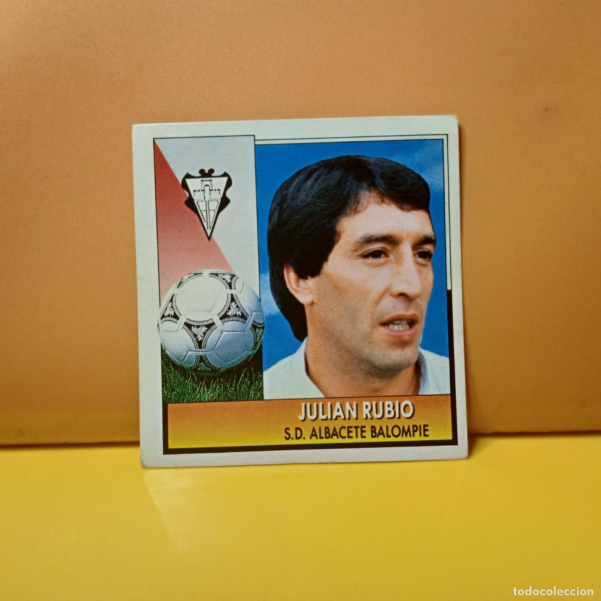 Fu&szlig;ball-Sticker: EDICIONES ESTE 1992 1993 92 93 S.D ALBACETE JULIAN RUBIO
