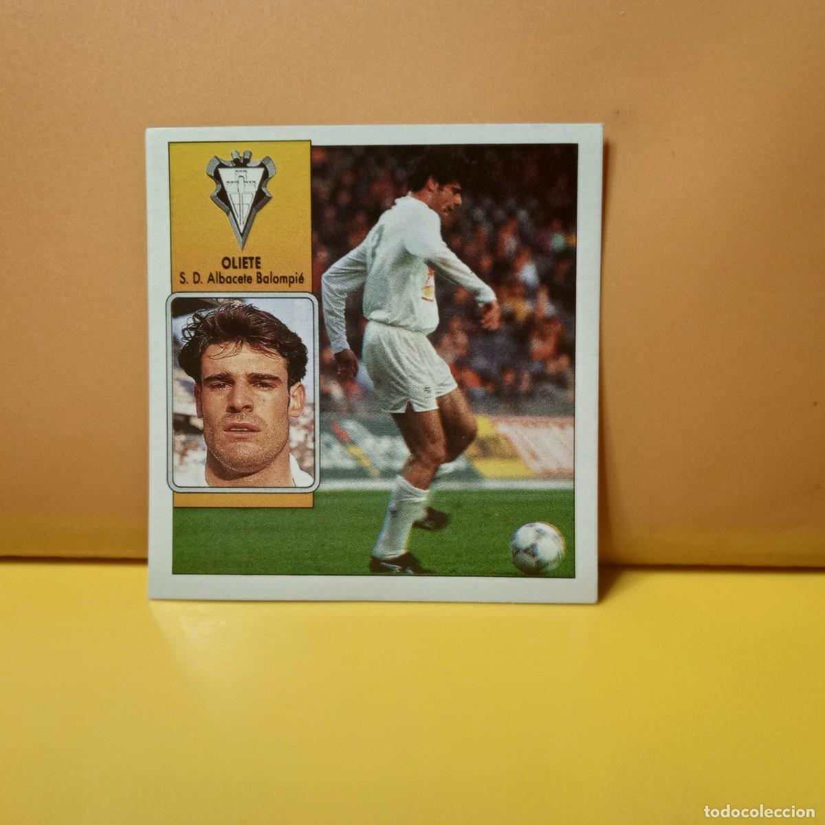 Fu&szlig;ball-Sticker: EDICIONES ESTE 1991 1992 91 92 S.D ALBACETE OLIETE